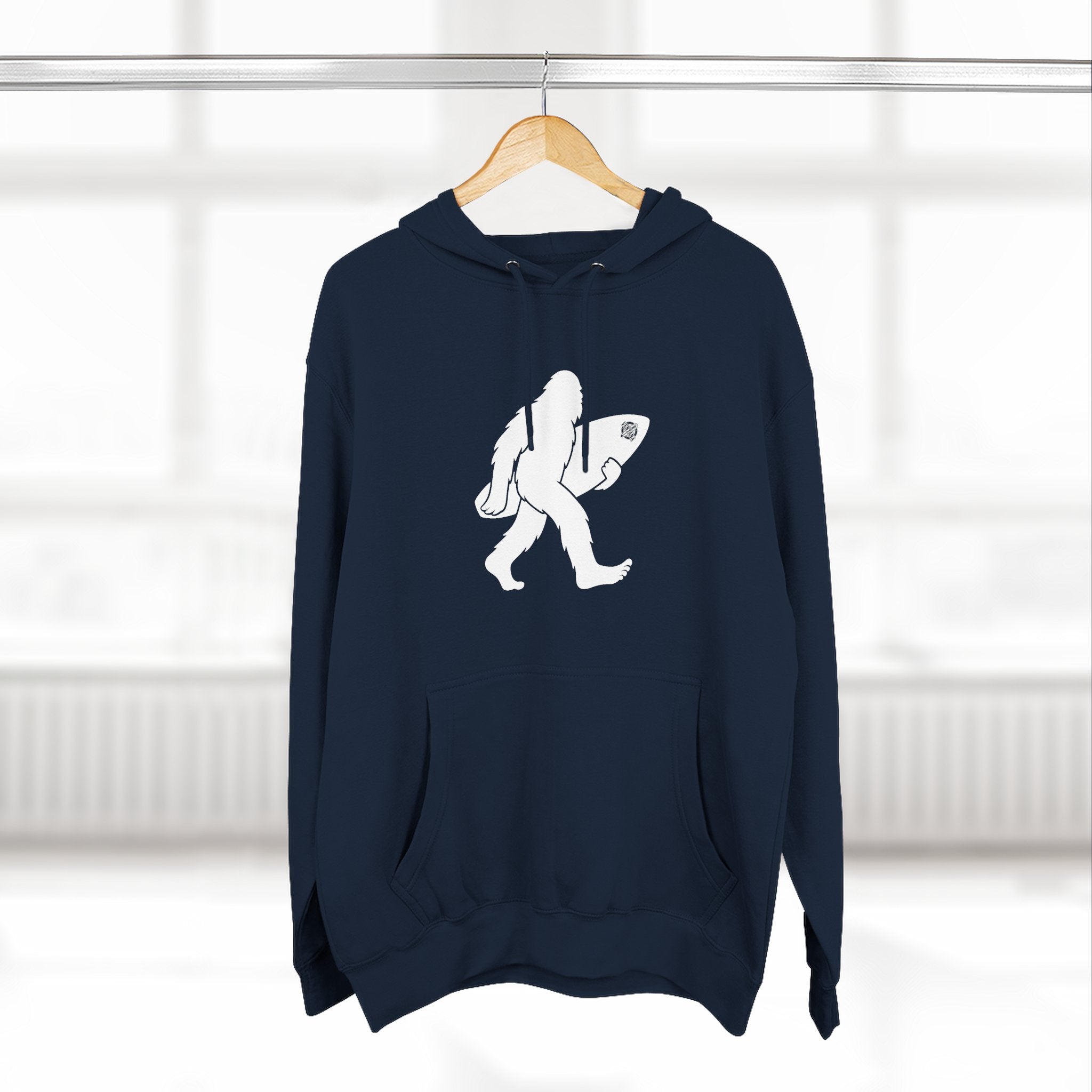 Ventana Surfsquatch Unisex - Pull-Over Cotton Blend Fleece Hoodie
