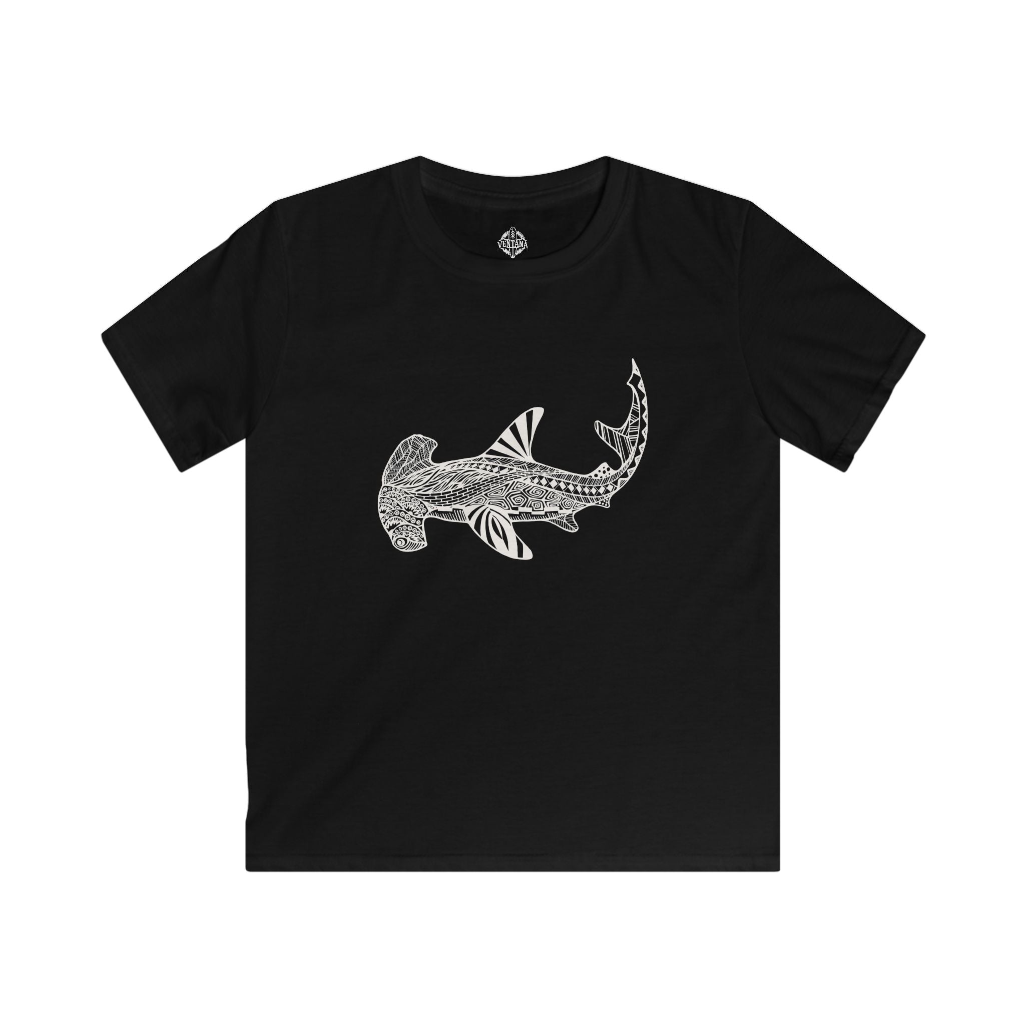 Ventangle Hammerhead Kids - Soft Style U.S. Cotton T-Shirt