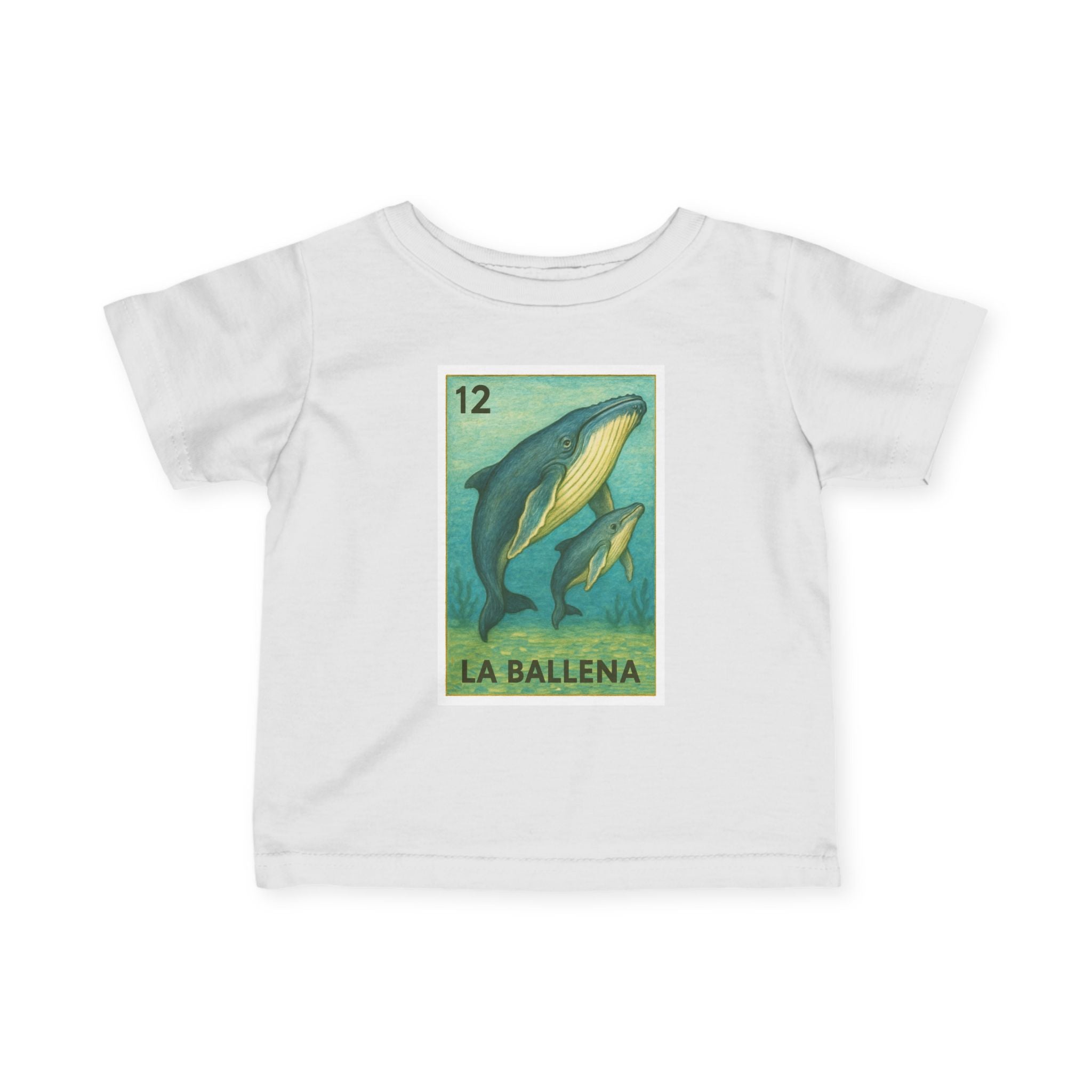 Whale Lotería - Infant 100% Cotton T-Shirt (La Ballena)