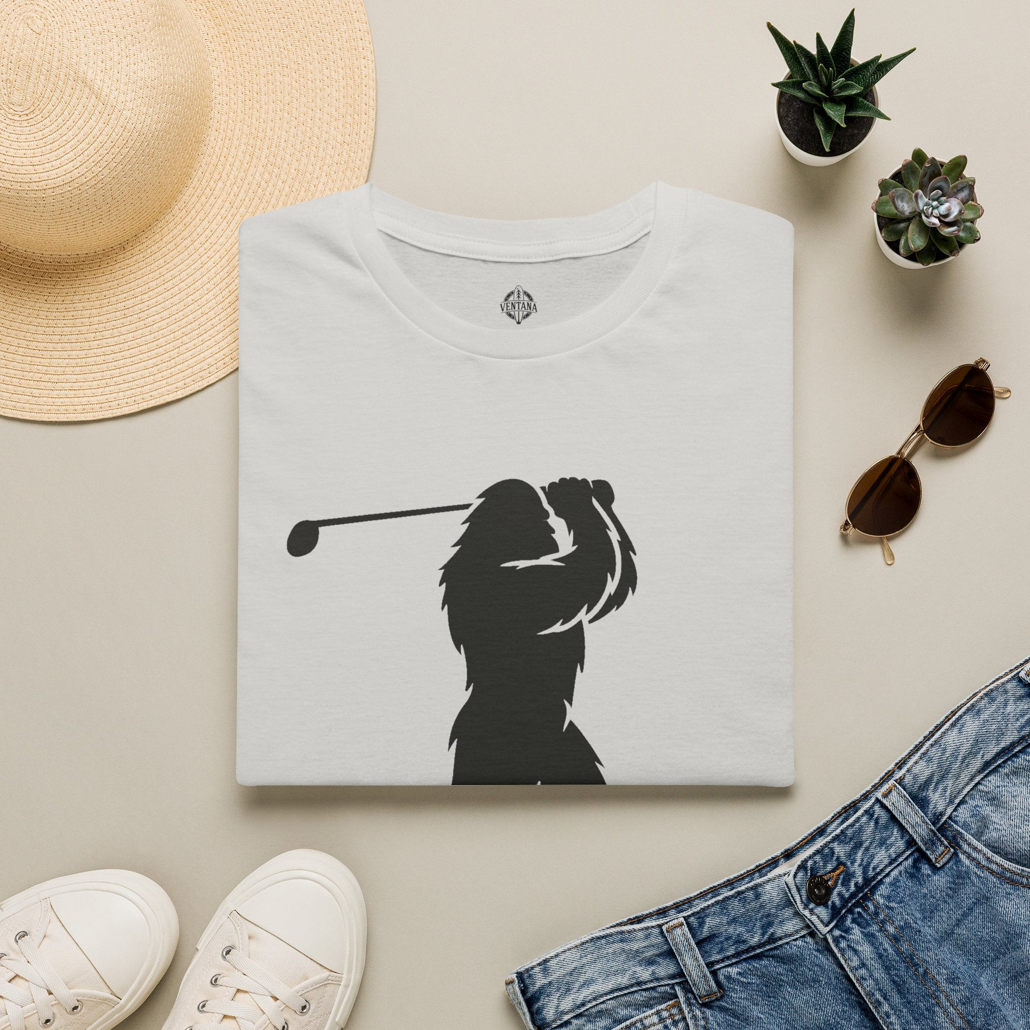 Ventana Golfsquatch Unisex - U.S. Cotton T-Shirt