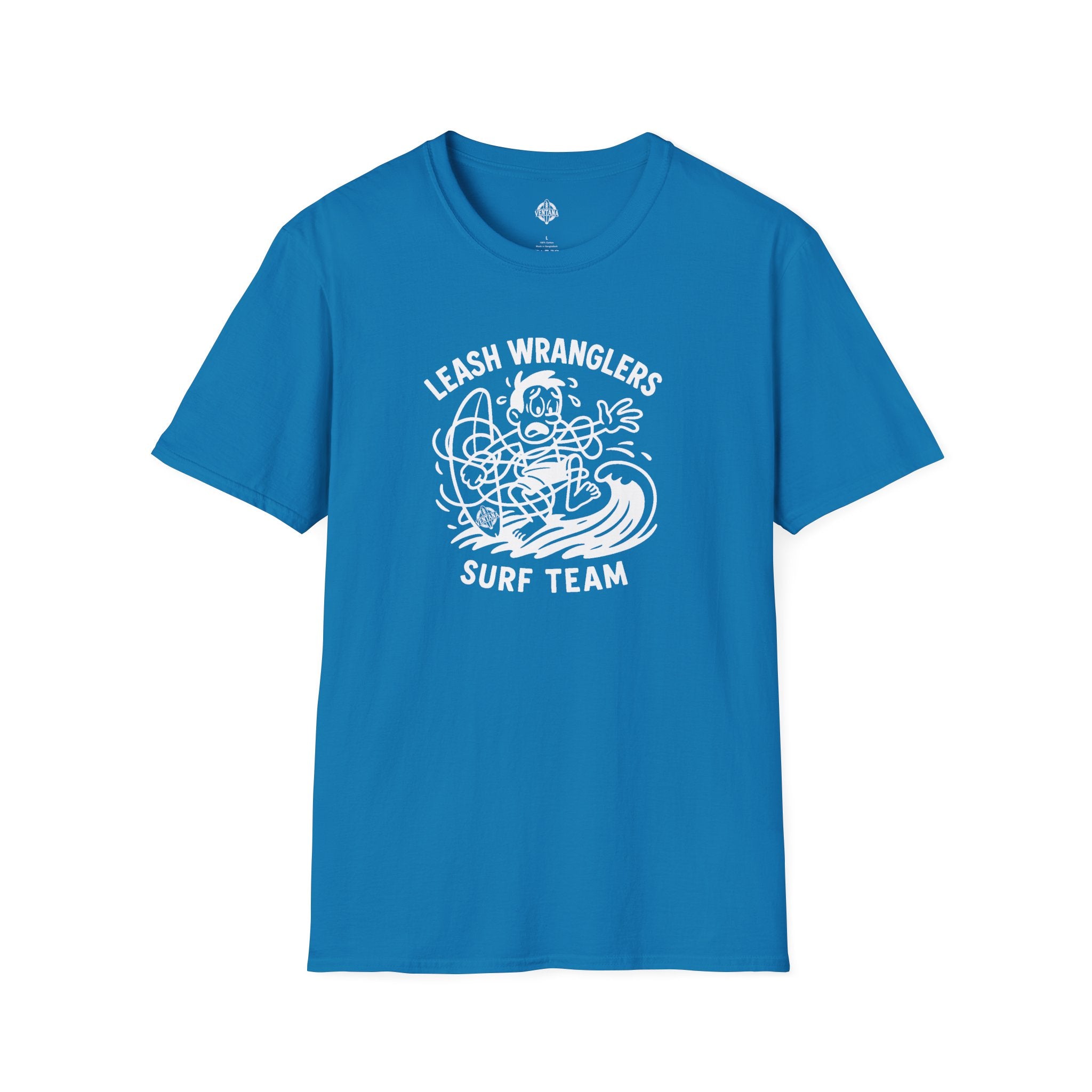 Leash Wranglers Surf Team Unisex - Soft Style U.S. Cotton T-Shirt