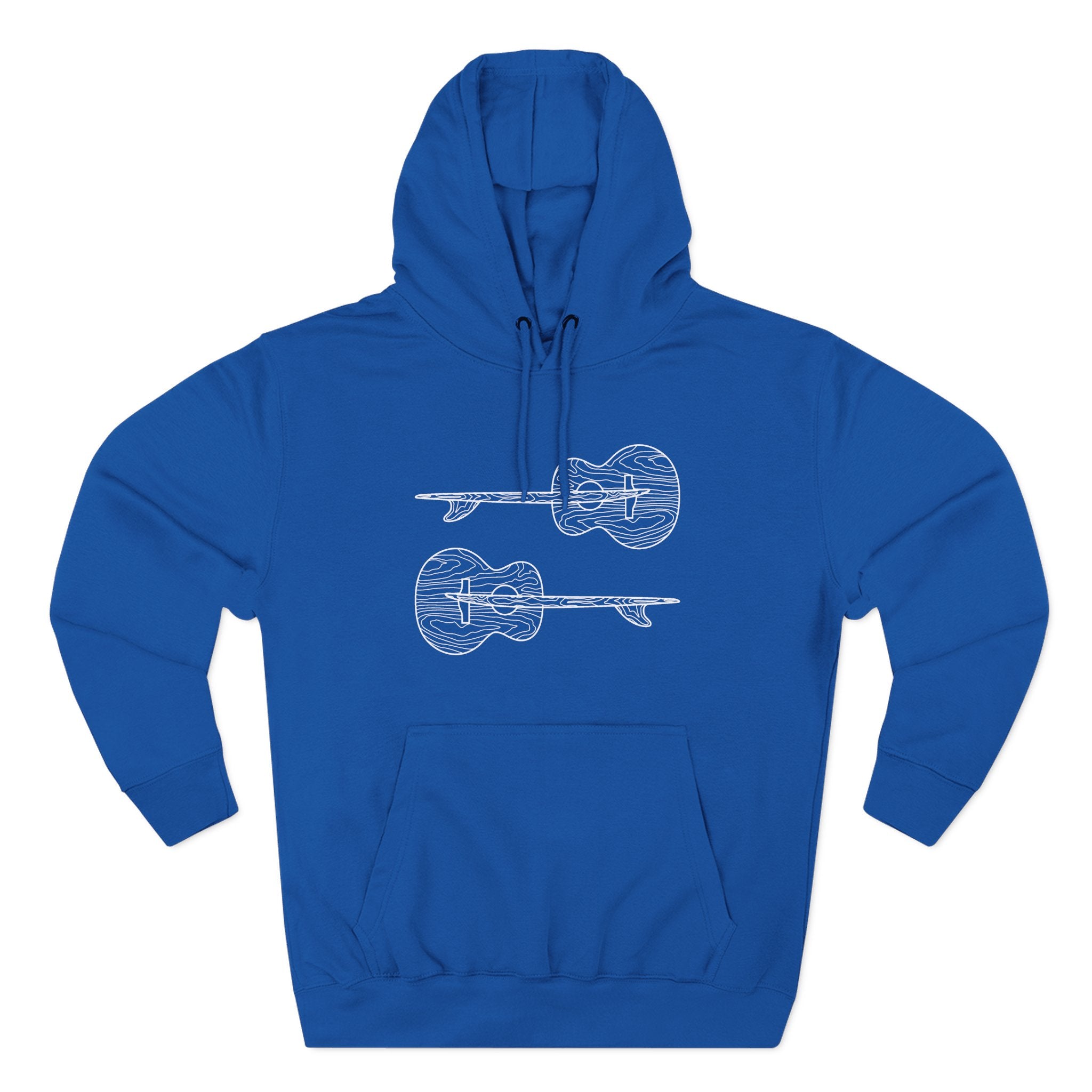 Ventana Santa Cruz Guitar Collab Unisex - Pull-Over Cotton Blend Fleece Hoodie