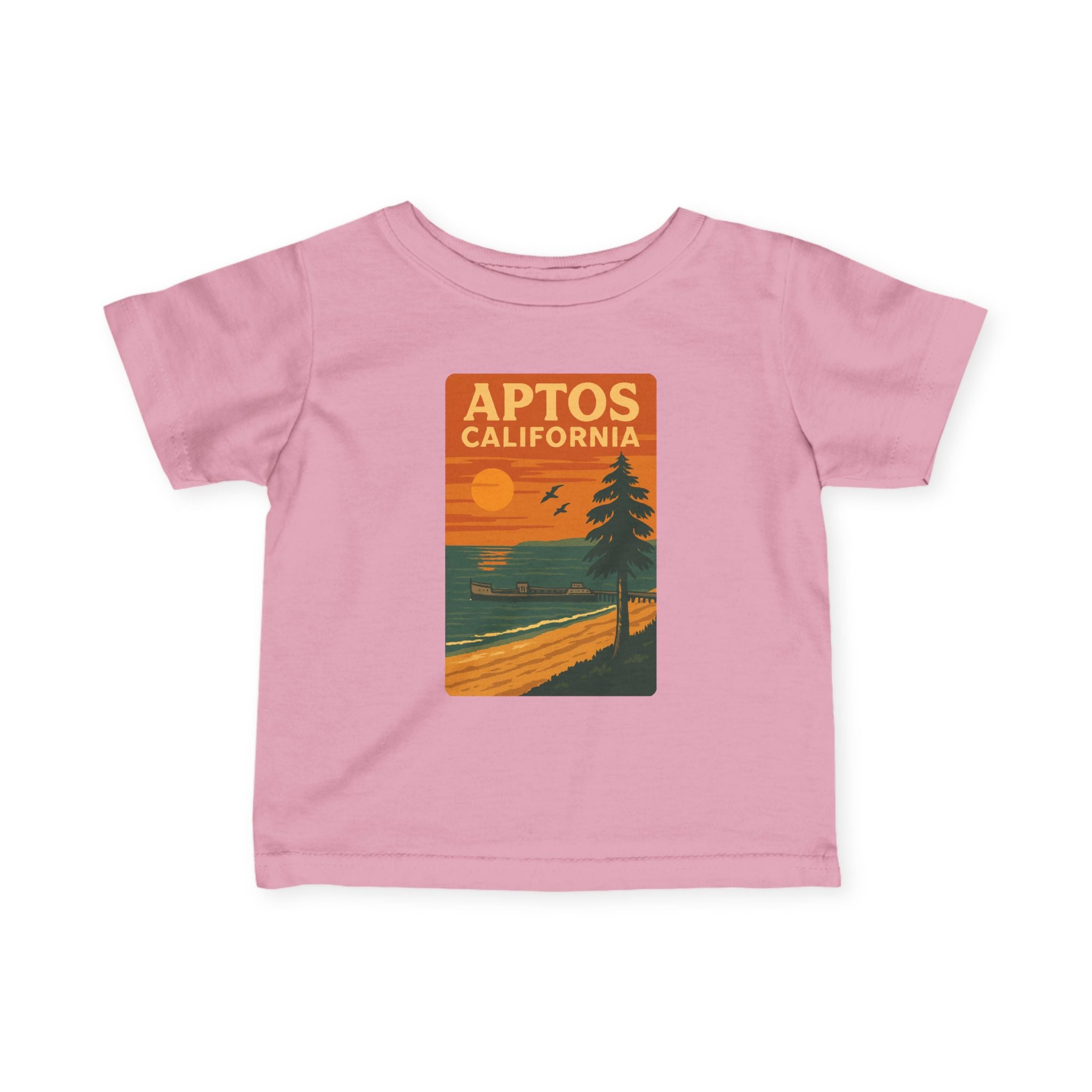 Aptos California Sunset - Infant 100% Cotton T-Shirt