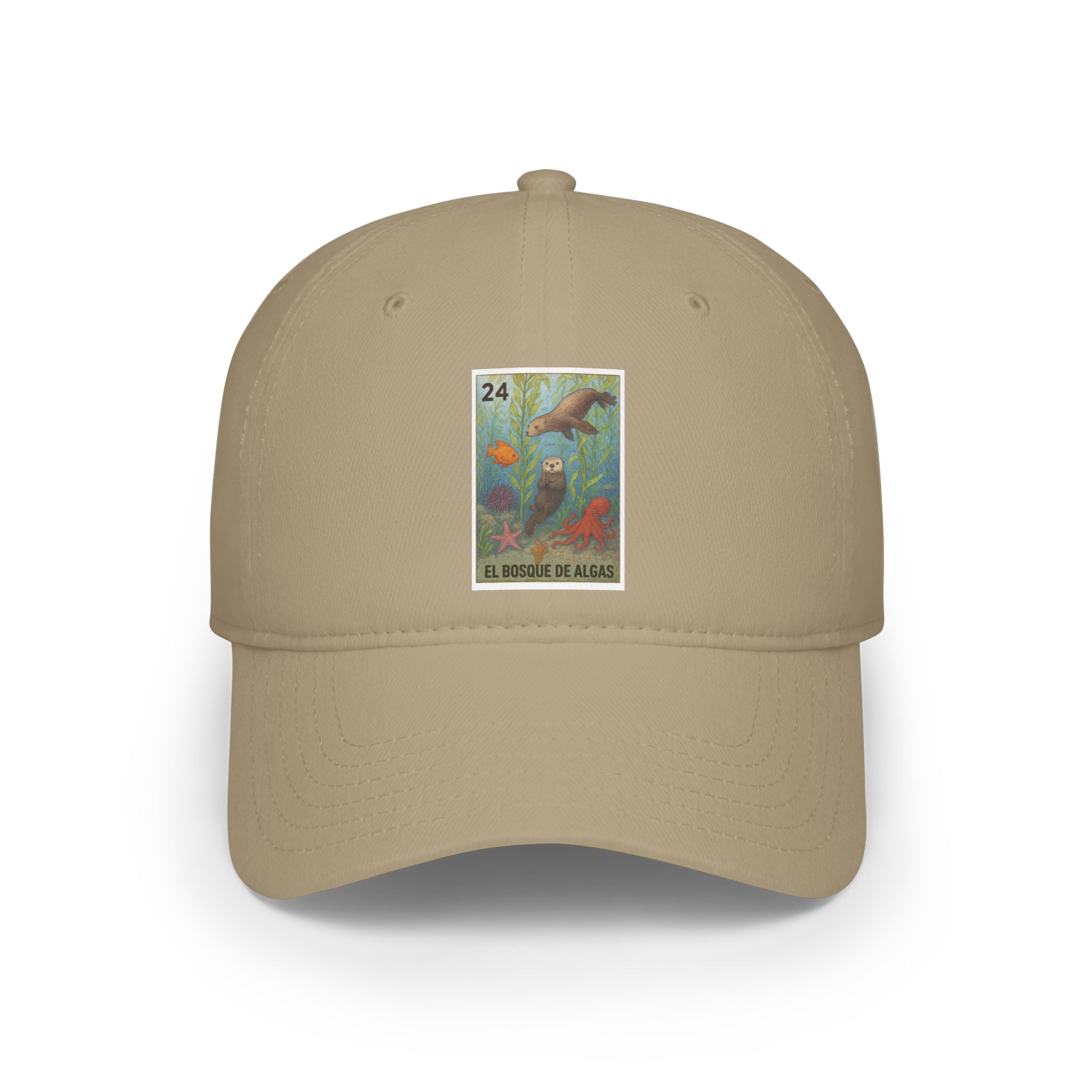 Kelp Forest Lotería Unisex - 100% Cotton Baseball Cap (El Bosque de Algas)