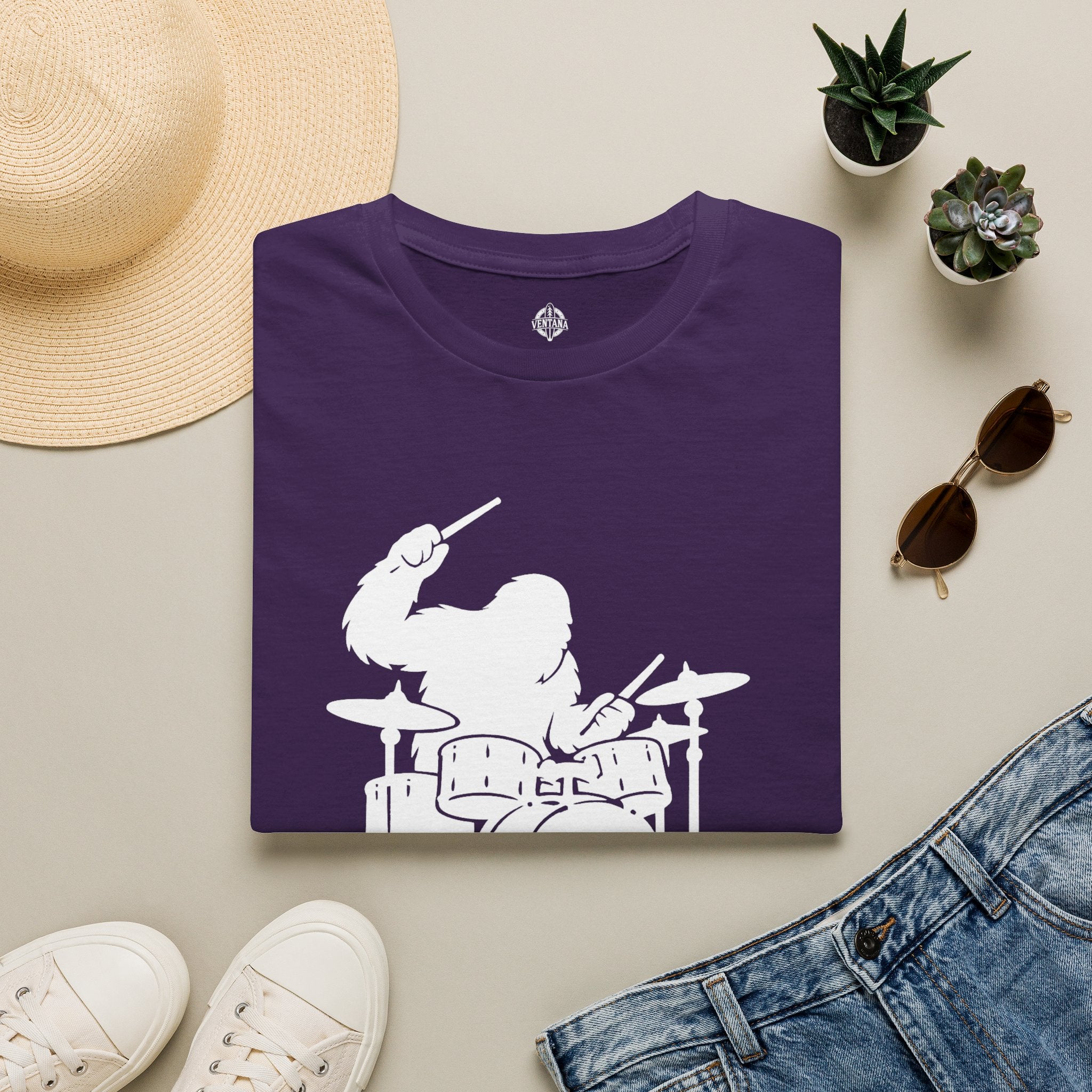 Ventana Drumsquatch Unisex - U.S. Cotton T-Shirt