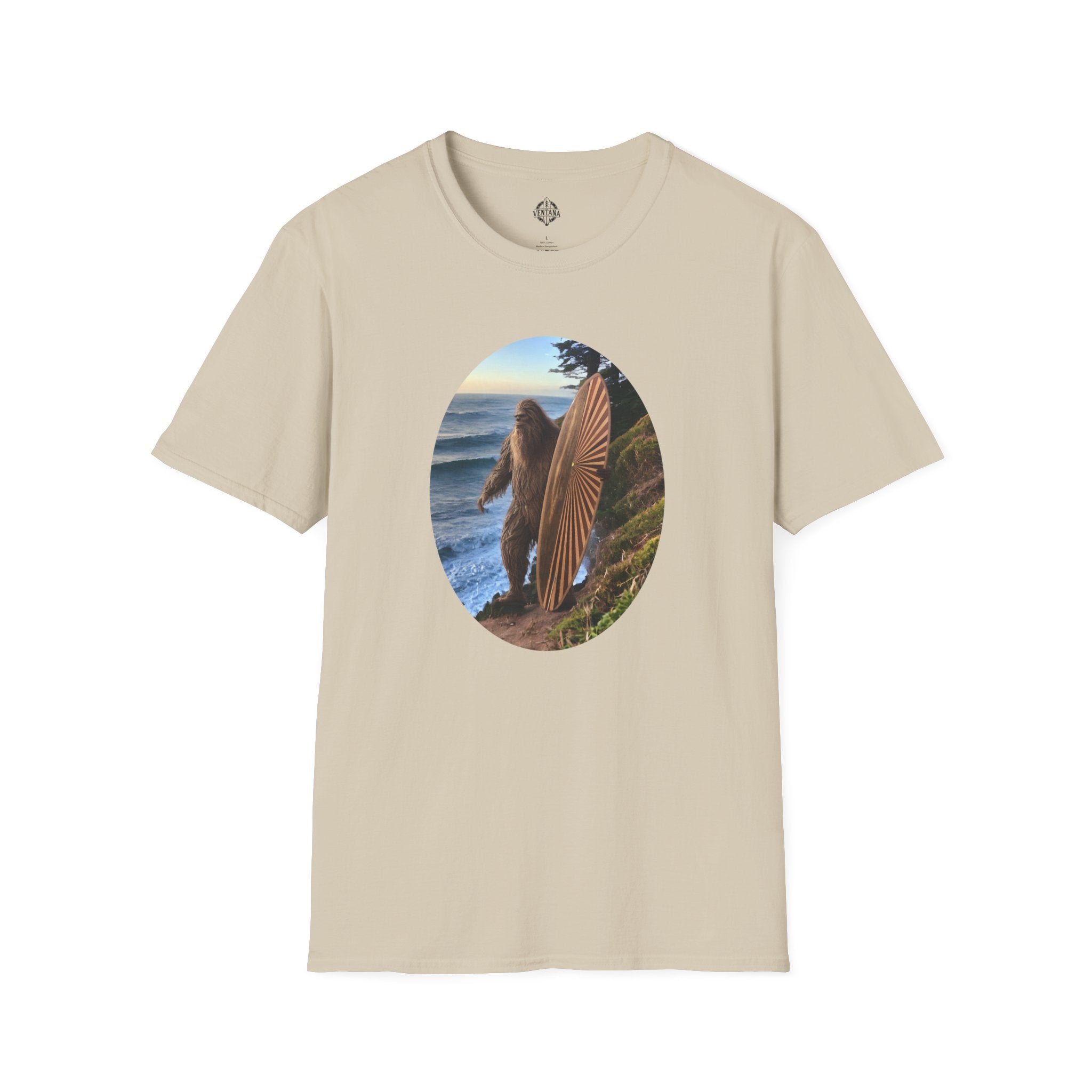 Ventana Real Surfsquatch Unisex - U.S. Cotton T-Shirt
