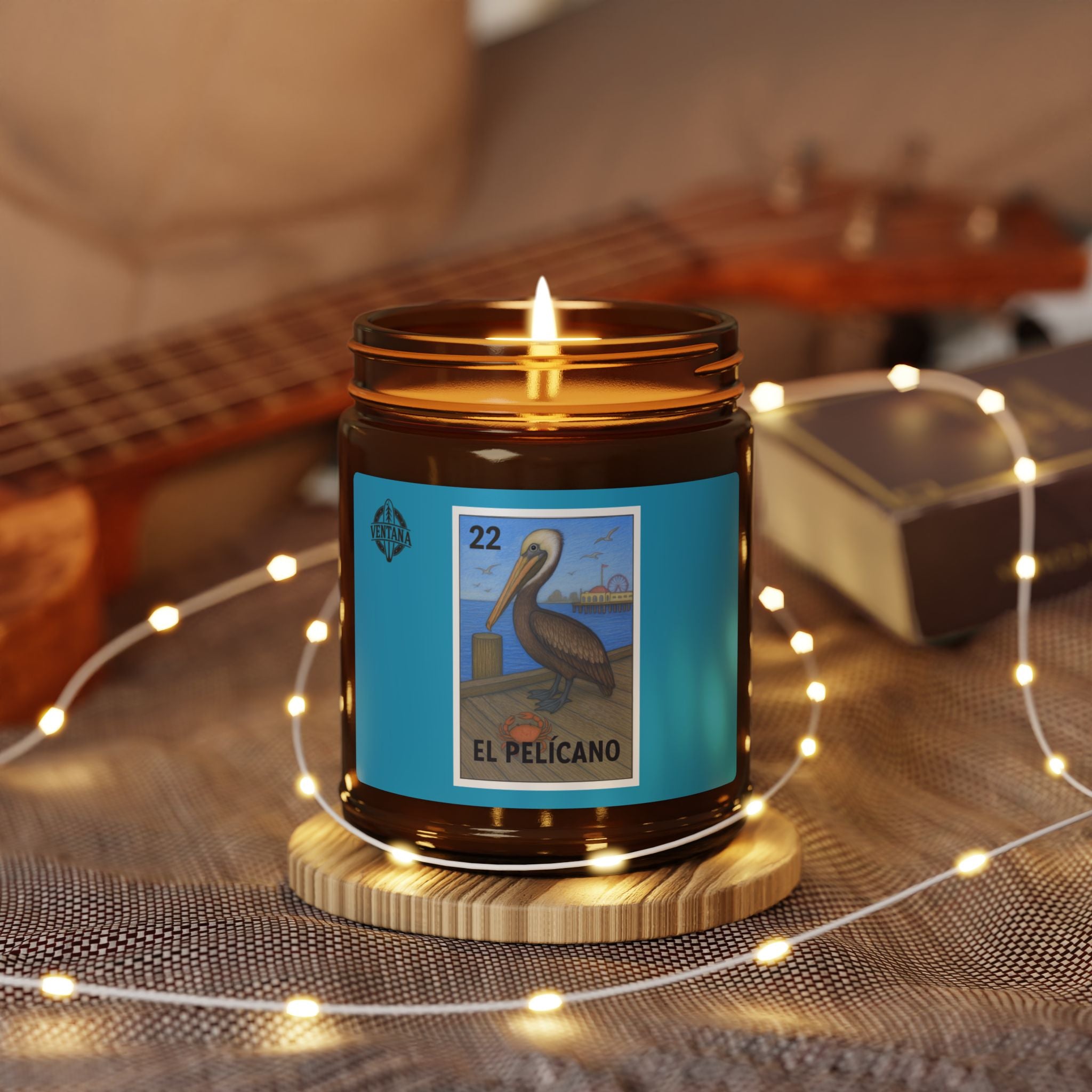 Pelican Lotería - Scented Soy Candle (El Pelícano)