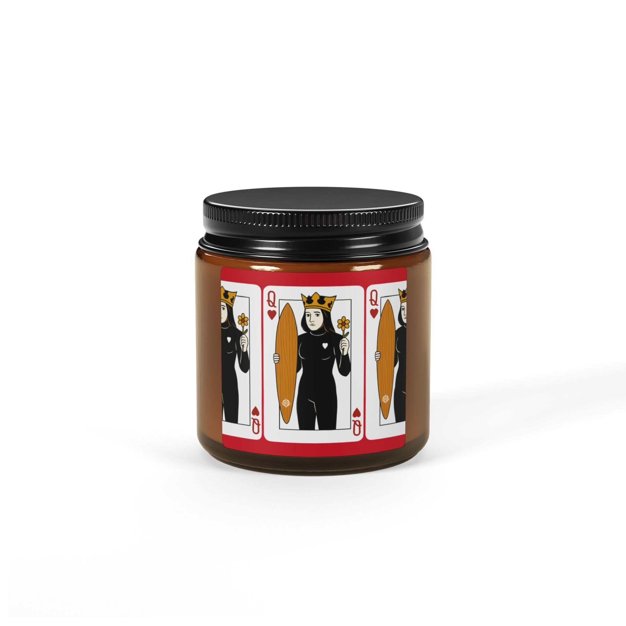 Queen of Hearts Surfer - Scented Soy Candle