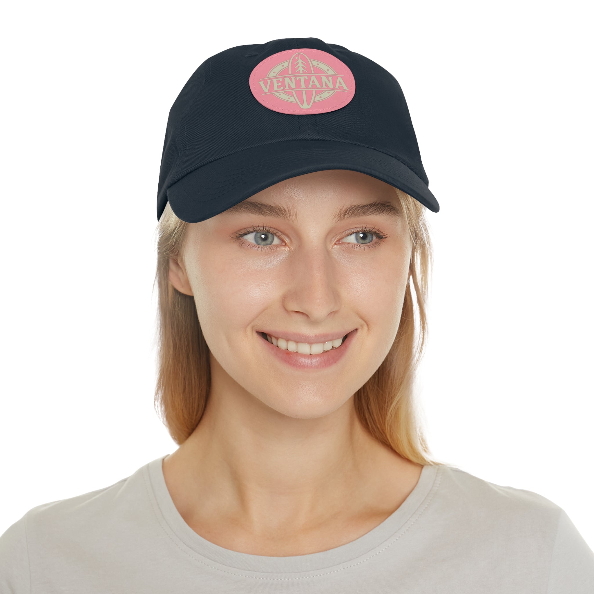 Ventana Treefish Logo Vegan Leather Patch Hat