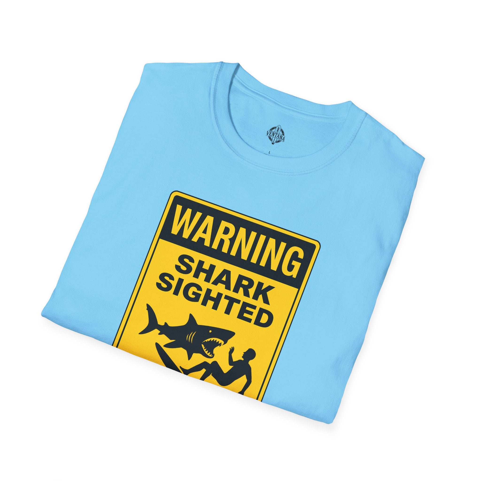 Shark Sighted Unisex - Soft Style U.S. Cotton T-Shirt