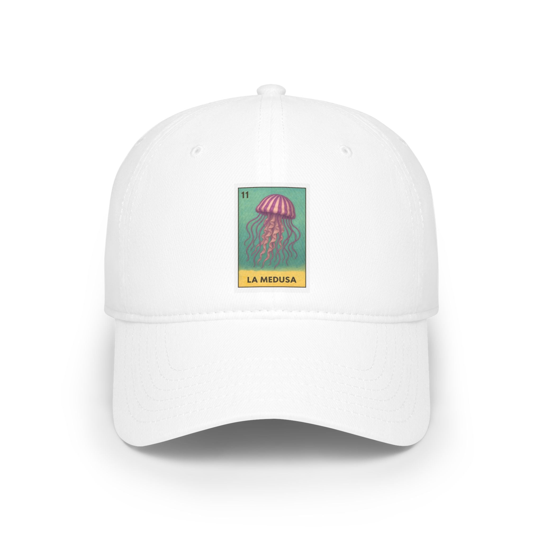 Sea Jelly Lotería Unisex - 100% Cotton Baseball Cap (La Medusa)