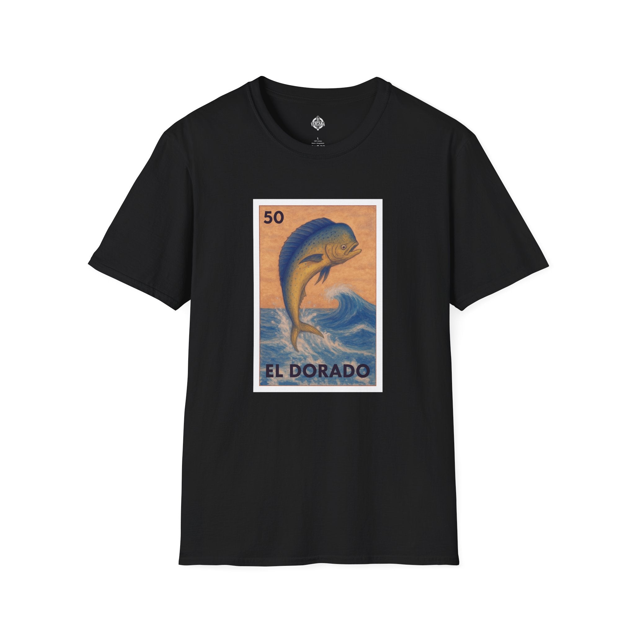 Dorado Lotería Unisex - Soft Style U.S. Cotton T-Shirt (El Dorado)