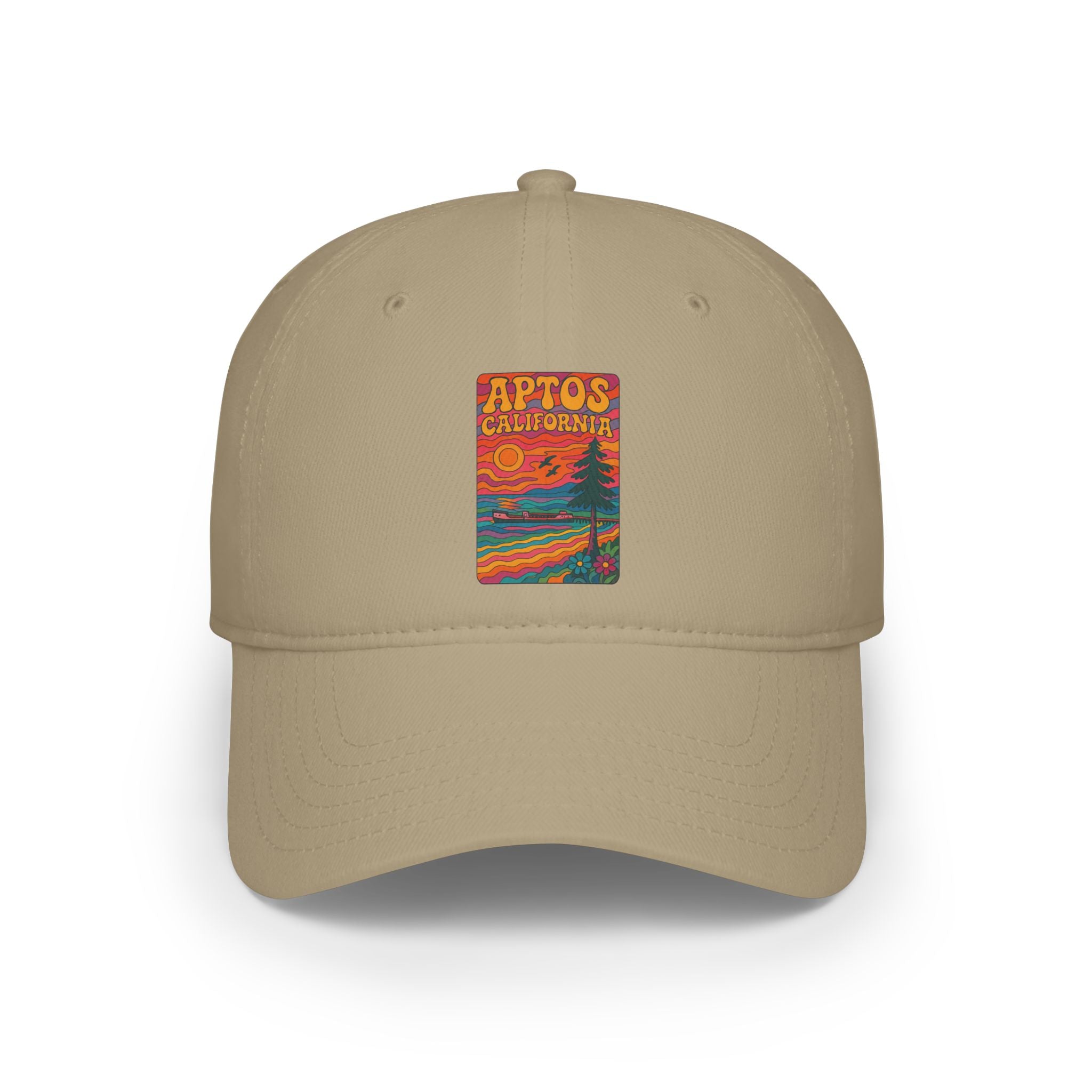 Aptos California Psychedelic - 100% Cotton Baseball Cap