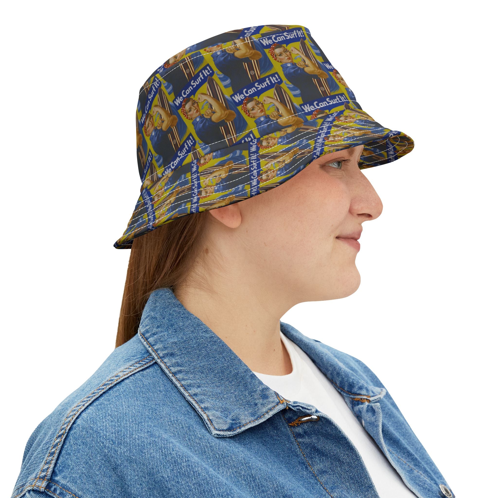Rosie the Surfer Bucket Hat