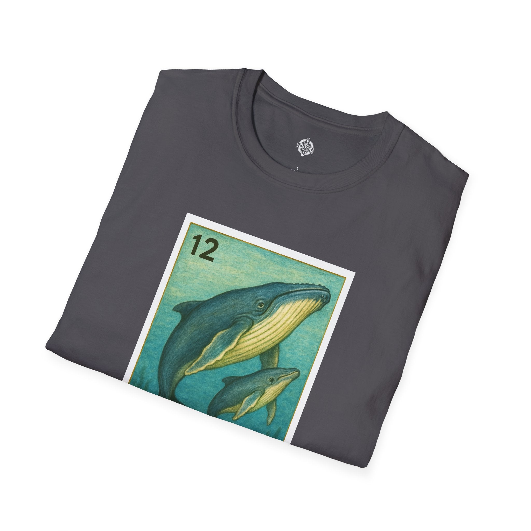 Whale Lotería Unisex - Soft Style U.S. Cotton T-Shirt (La Ballena)
