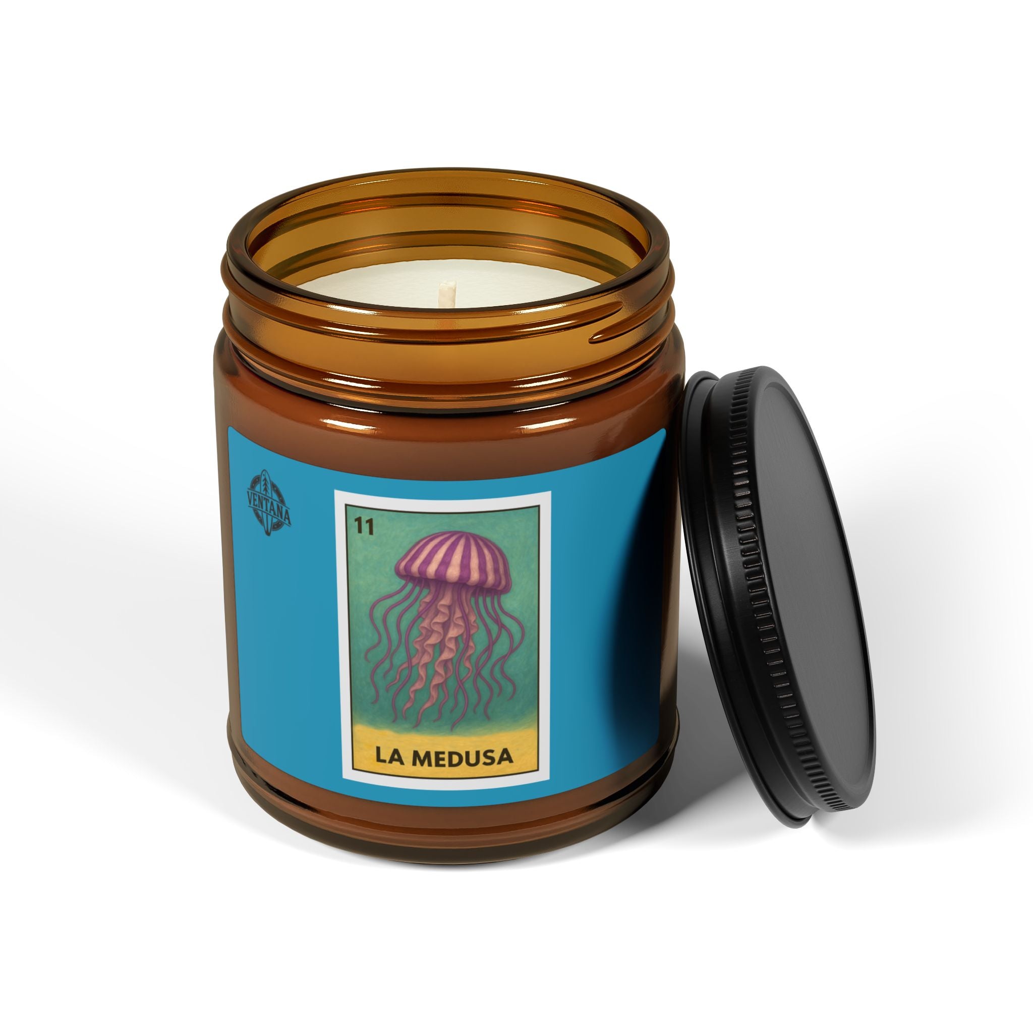 Sea Jelly Lotería - Scented Soy Candle (La Medusa)