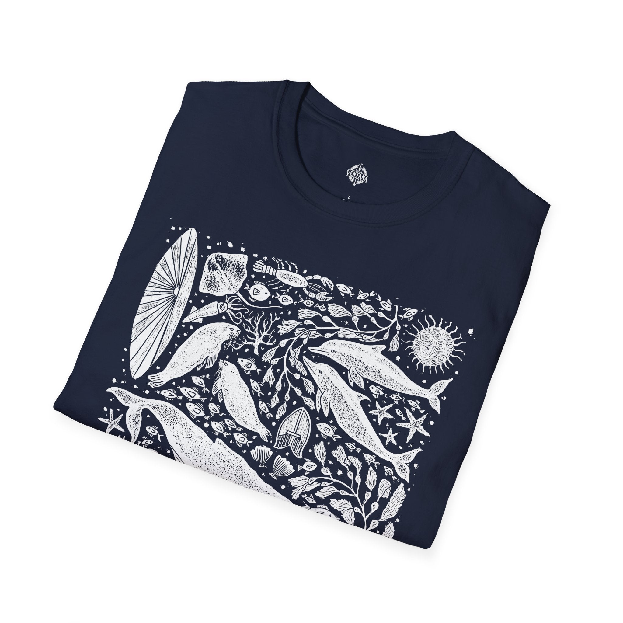 Ventana Marine Life by Lili Arnold Unisex - Soft Style U.S. Cotton T-Shirt