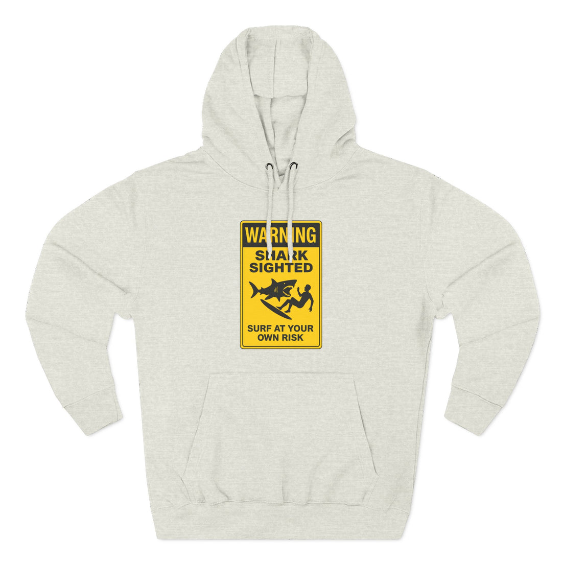 Shark Sighted Unisex - Pull-Over Cotton Blend Fleece Hoodie