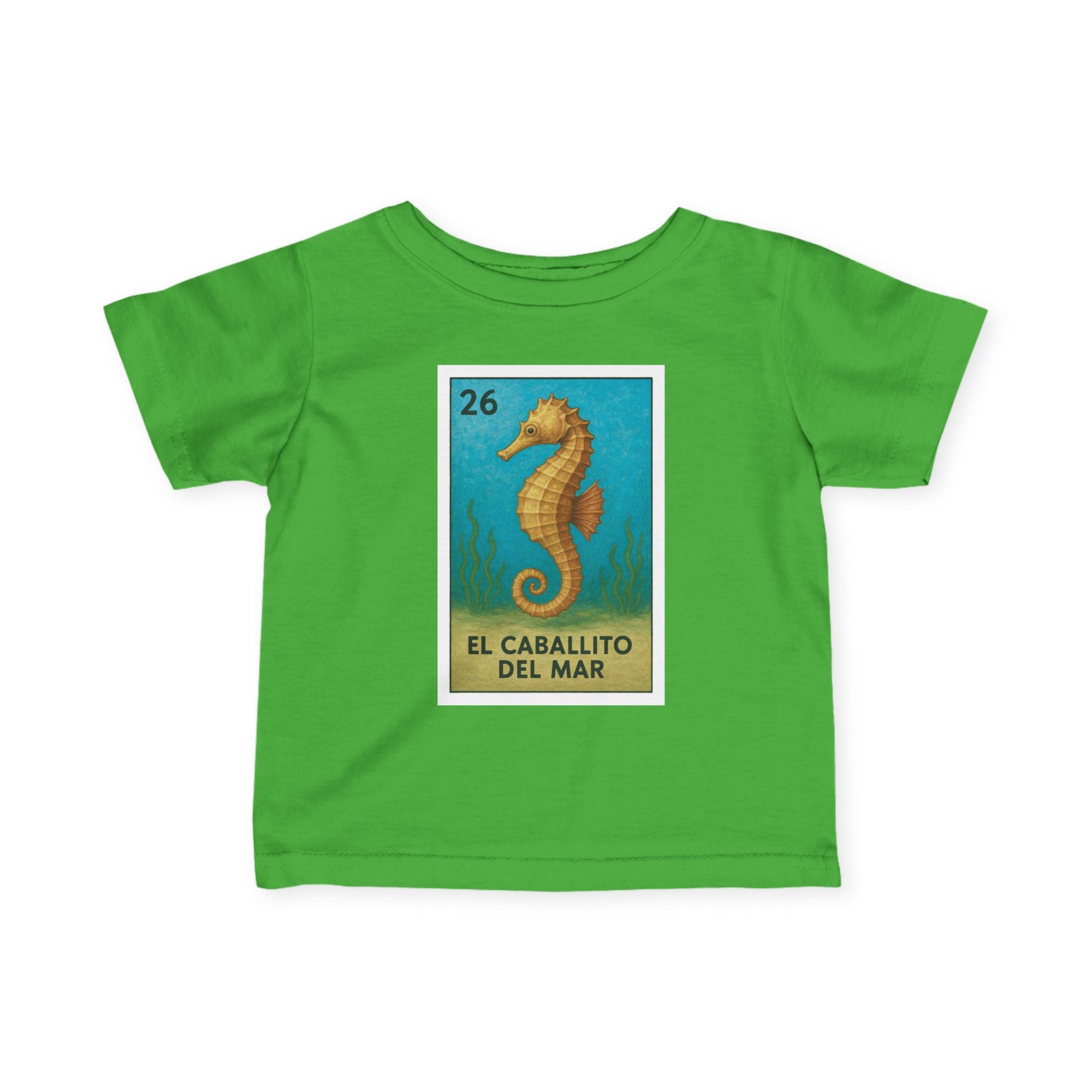 Seahorse Lotería - Infant 100% Cotton T-Shirt (La Orca)
