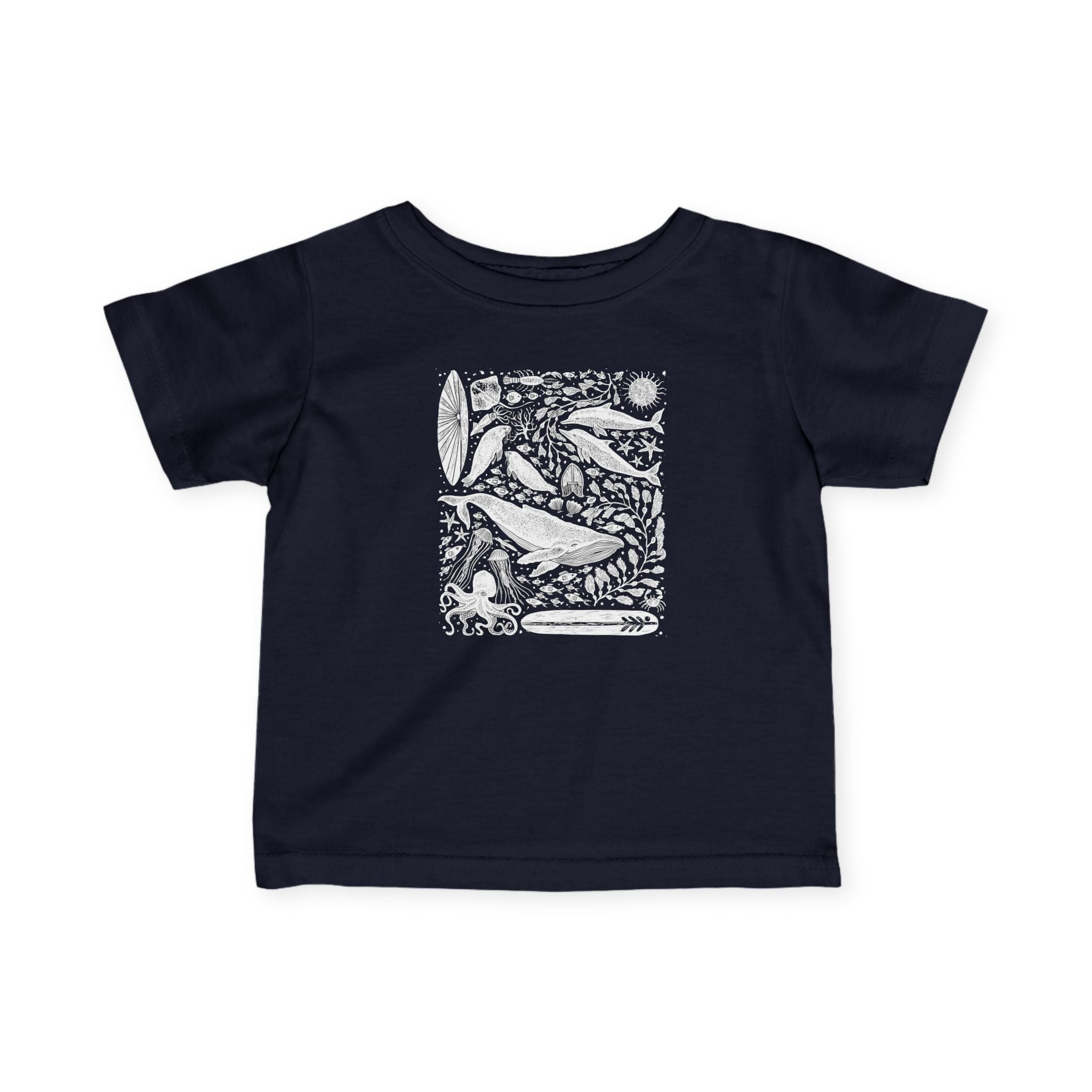 Ventana Marine Life by Lili Arnold - Infant 100% Cotton T-Shirt