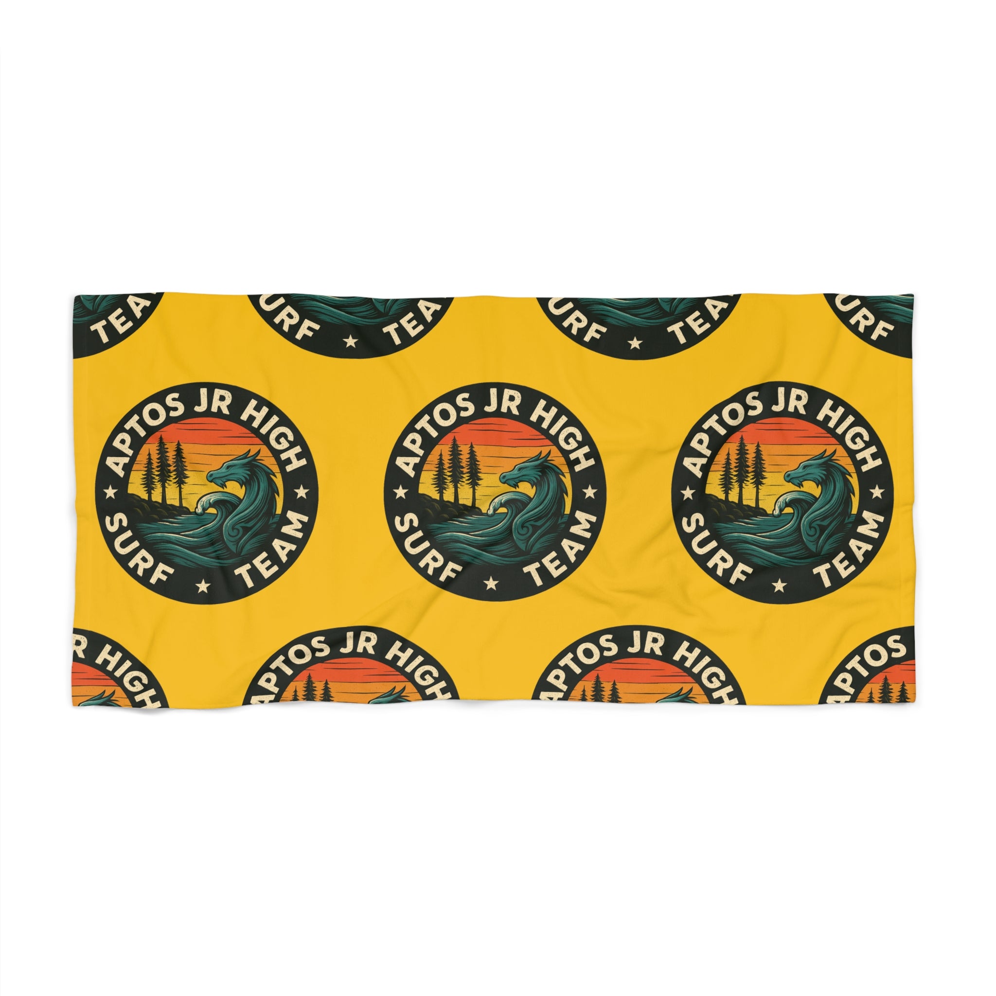 Aptos Junior High Surf Team - Surf Beach Towel