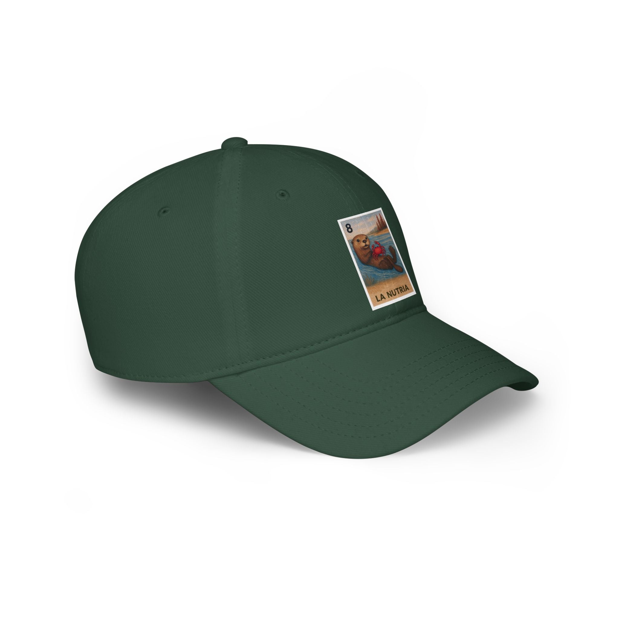 Sea Otter Lotería Unisex - 100% Cotton Baseball Cap (La Nutria)