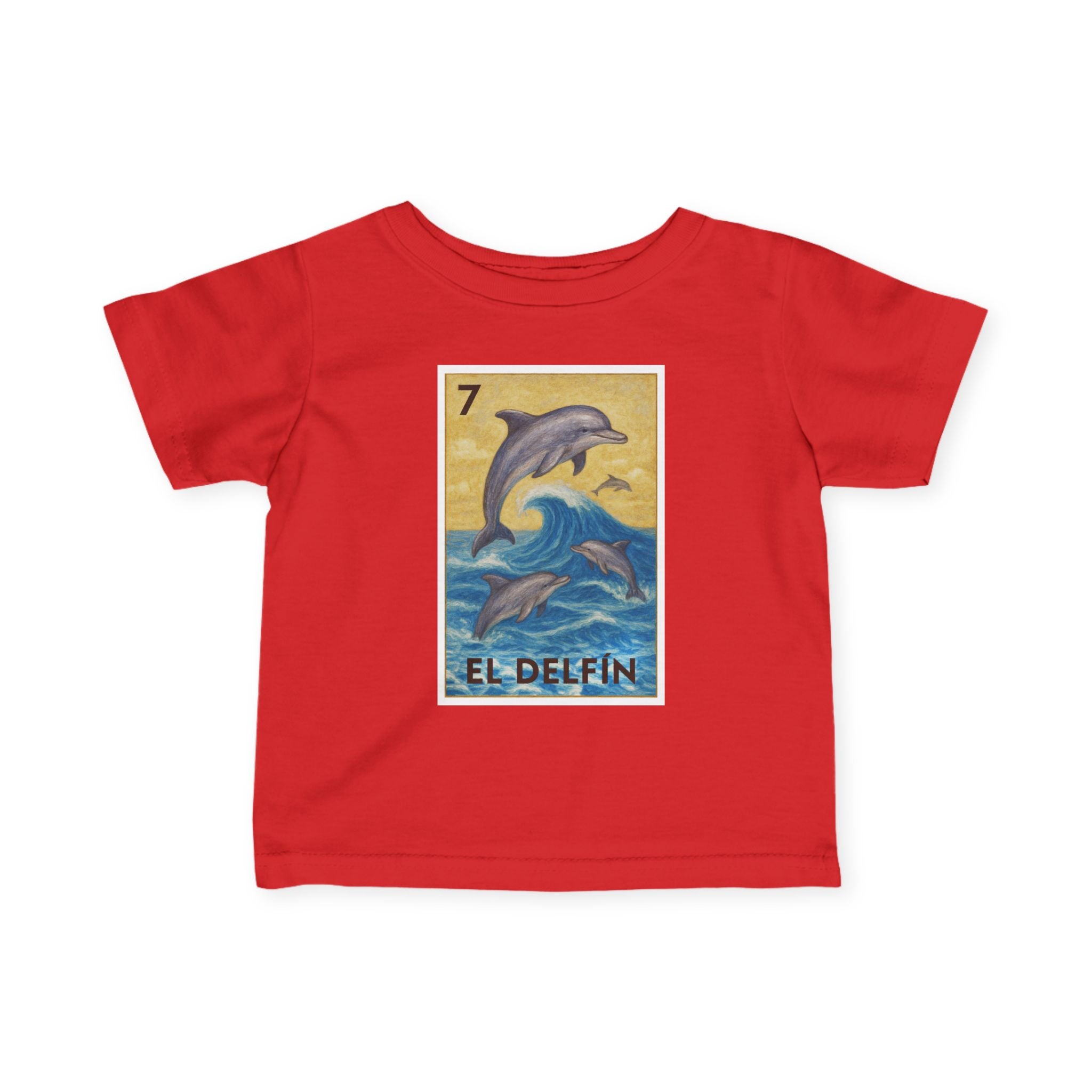 Dolphin Lotería - Infant 100% Cotton T-Shirt (El Delfín)