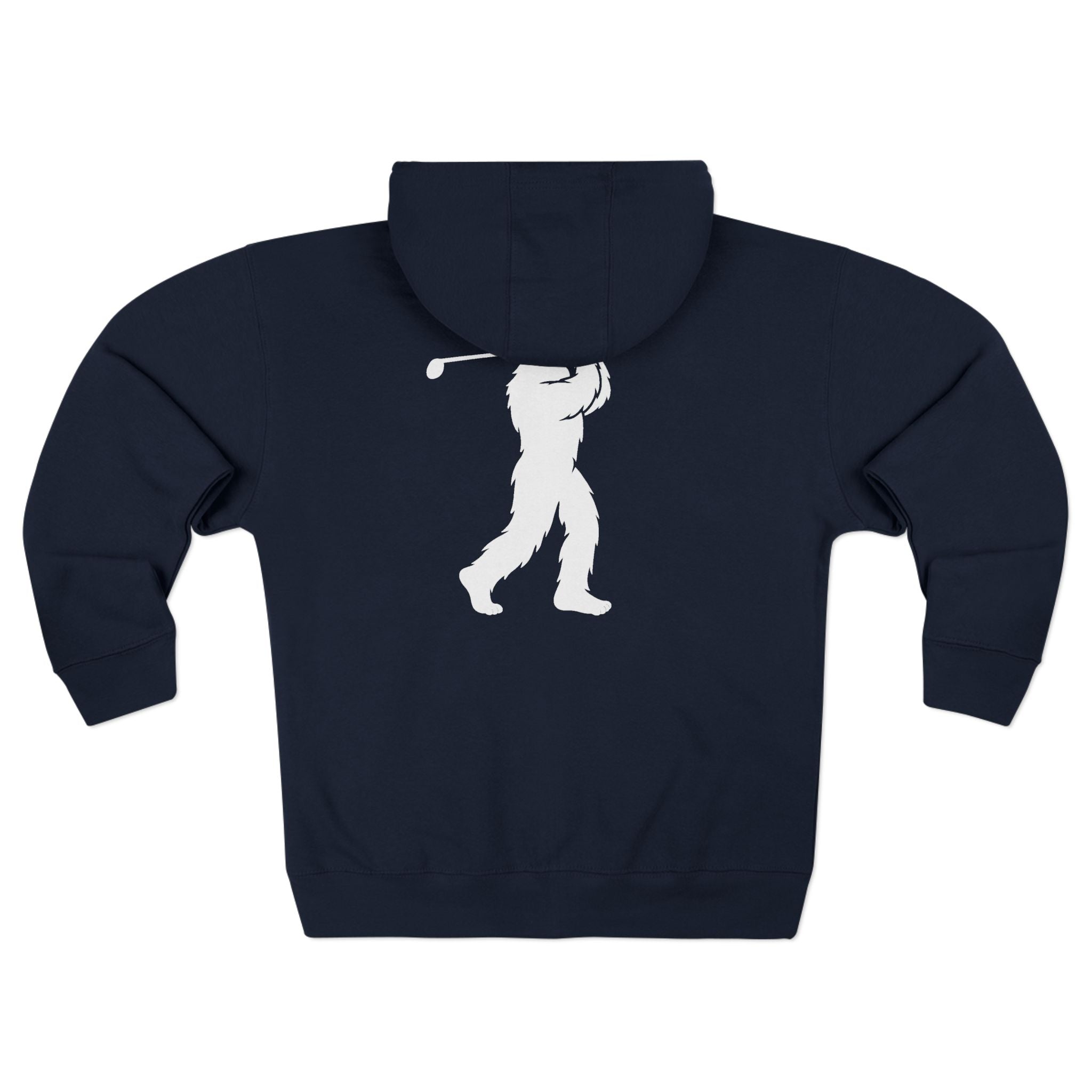 Ventana Golfsquatch Unisex - Zip Cotton Blend Fleece Hoodie