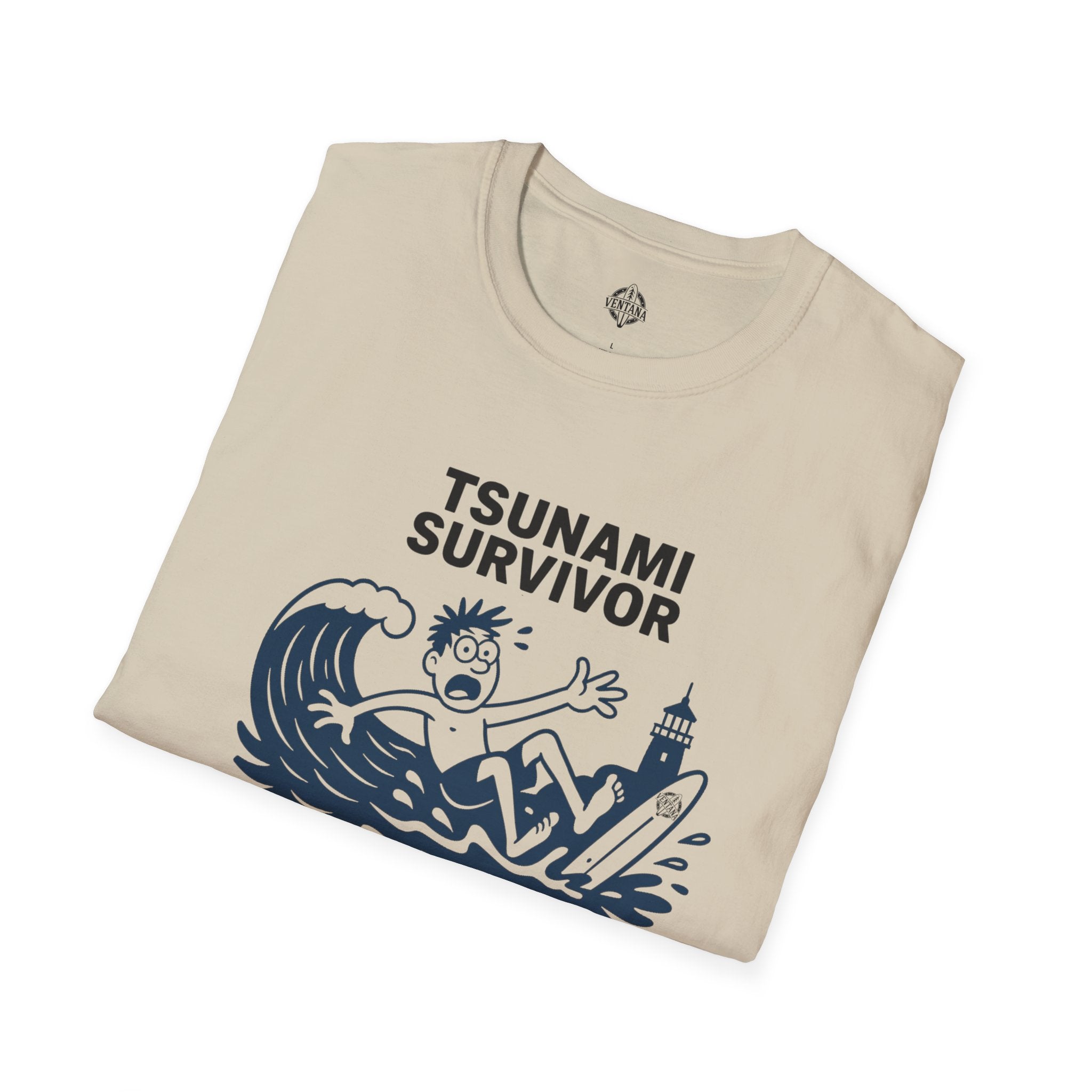 Tsunami Survivor Unisex - Soft Style U.S. Cotton T-Shirt