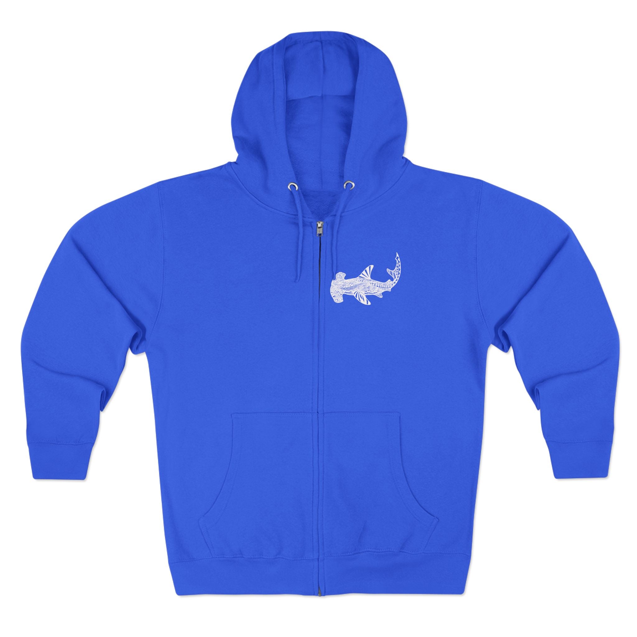 Ventangle Hammerhead Unisex - Zip Cotton Blend Fleece Hoodie