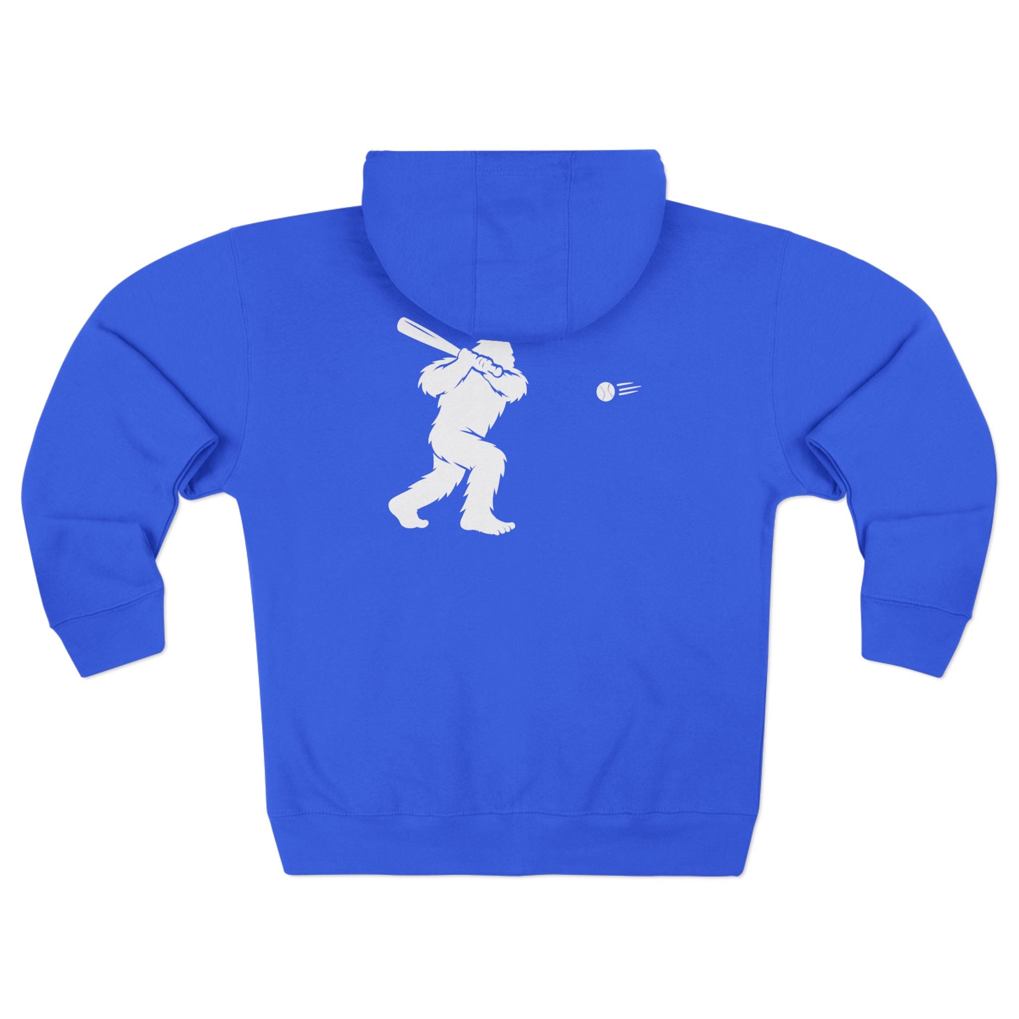 Ventana Sluggersquatch Unisex - Zip Cotton Blend Fleece Hoodie
