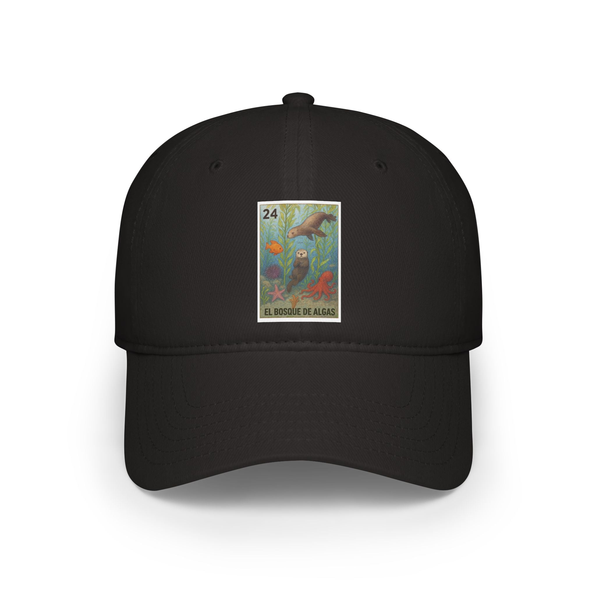 Kelp Forest Lotería Unisex - 100% Cotton Baseball Cap (El Bosque de Algas)