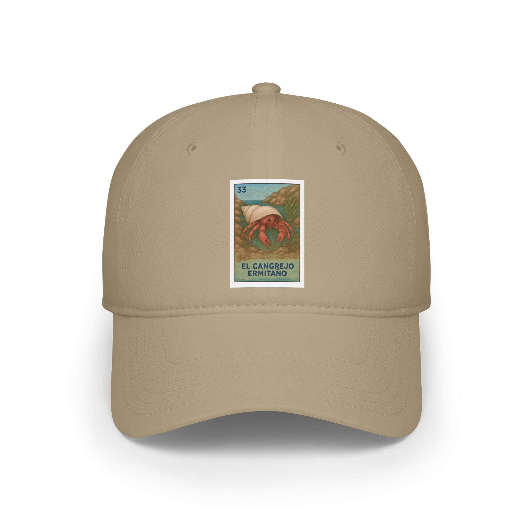 Hermit Crab Lotería Unisex - 100% Cotton Baseball Cap (El Cangrejo Ermitaño)
