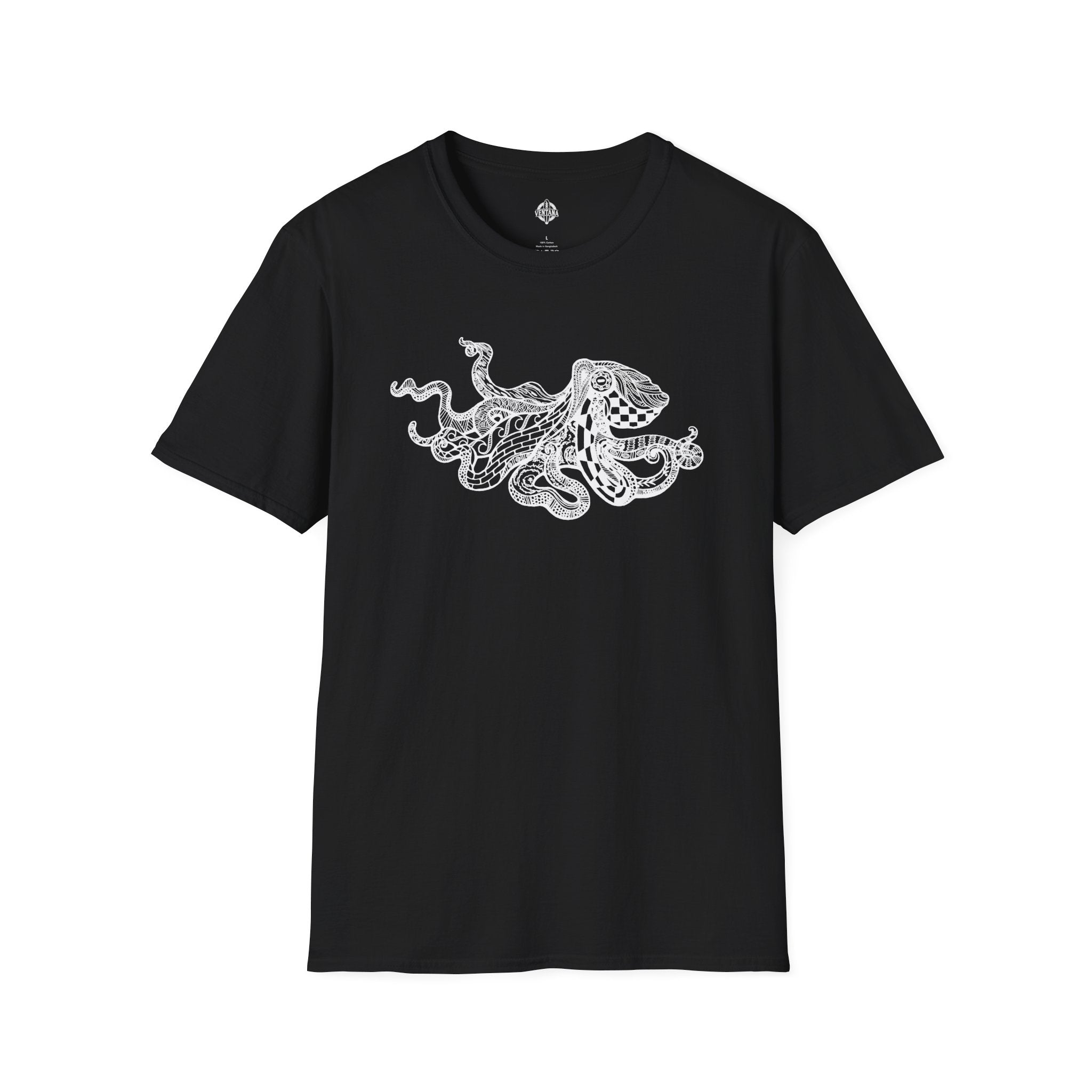 Ventangle Octopus Unisex - Soft Style U.S. Cotton T-Shirt