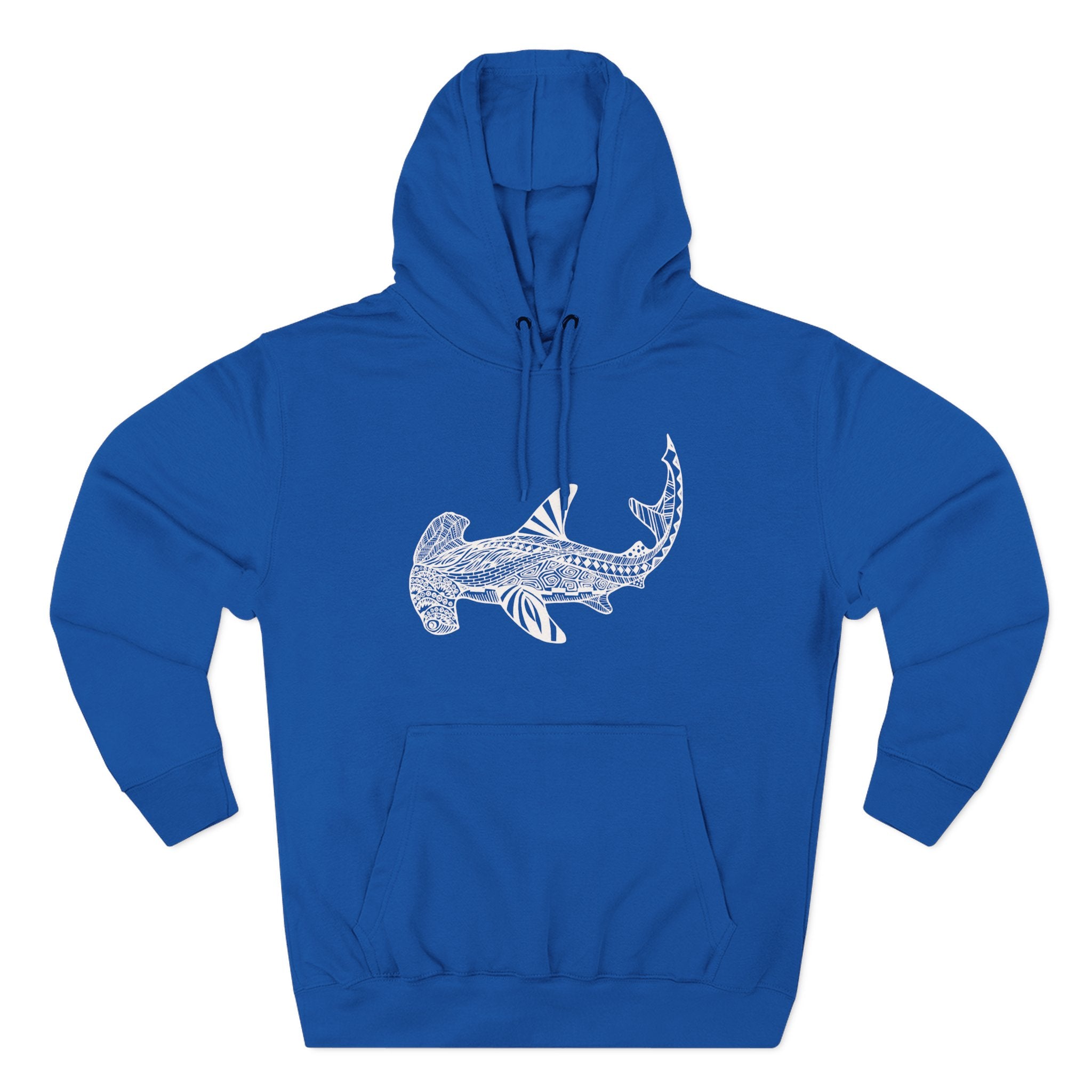 Ventangle Hammerhead Unisex - Pull-Over Cotton Blend Fleece Hoodie
