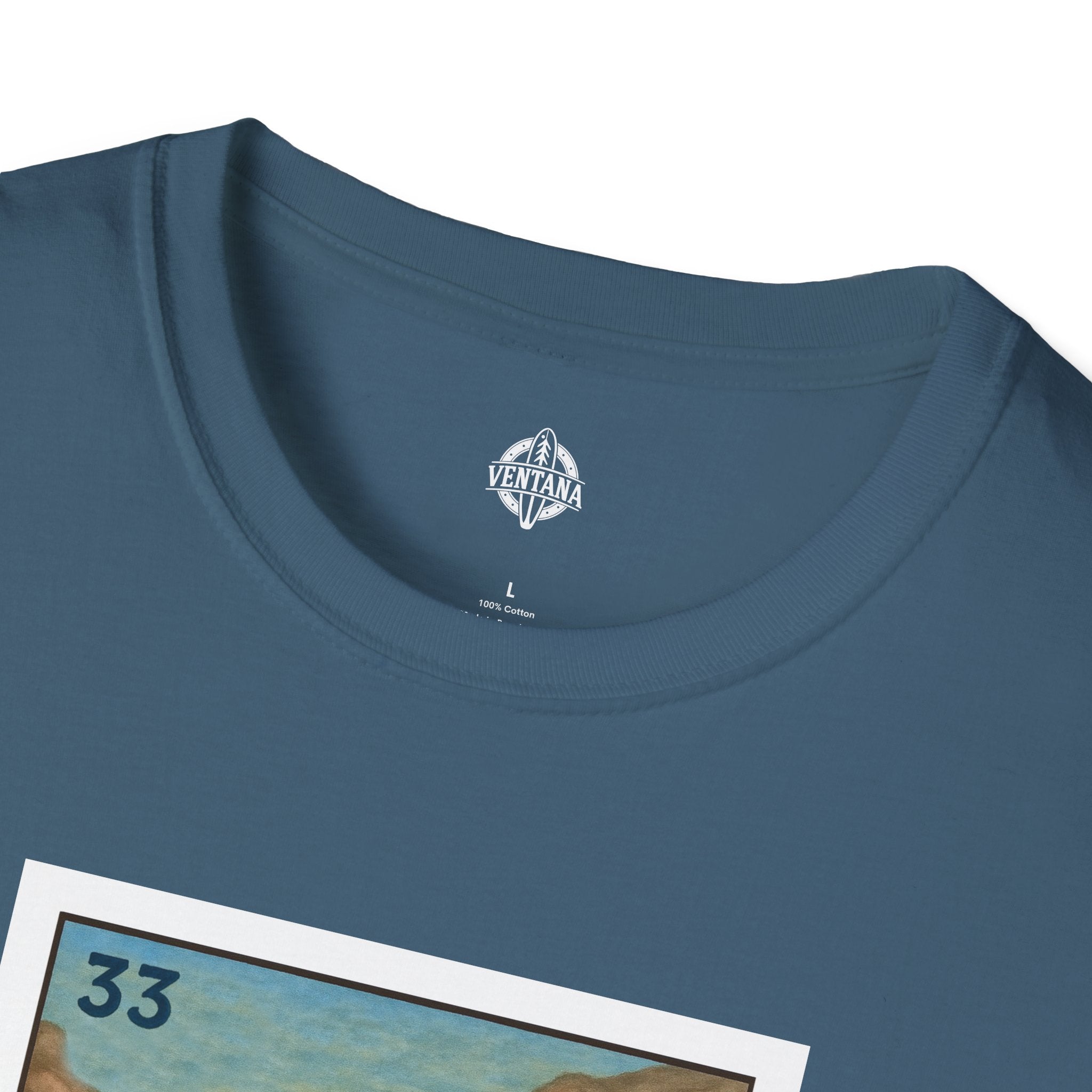 Hermit Crab Lotería Unisex - Soft Style U.S. Cotton T-Shirt (El Cangrejo Ermitaño)