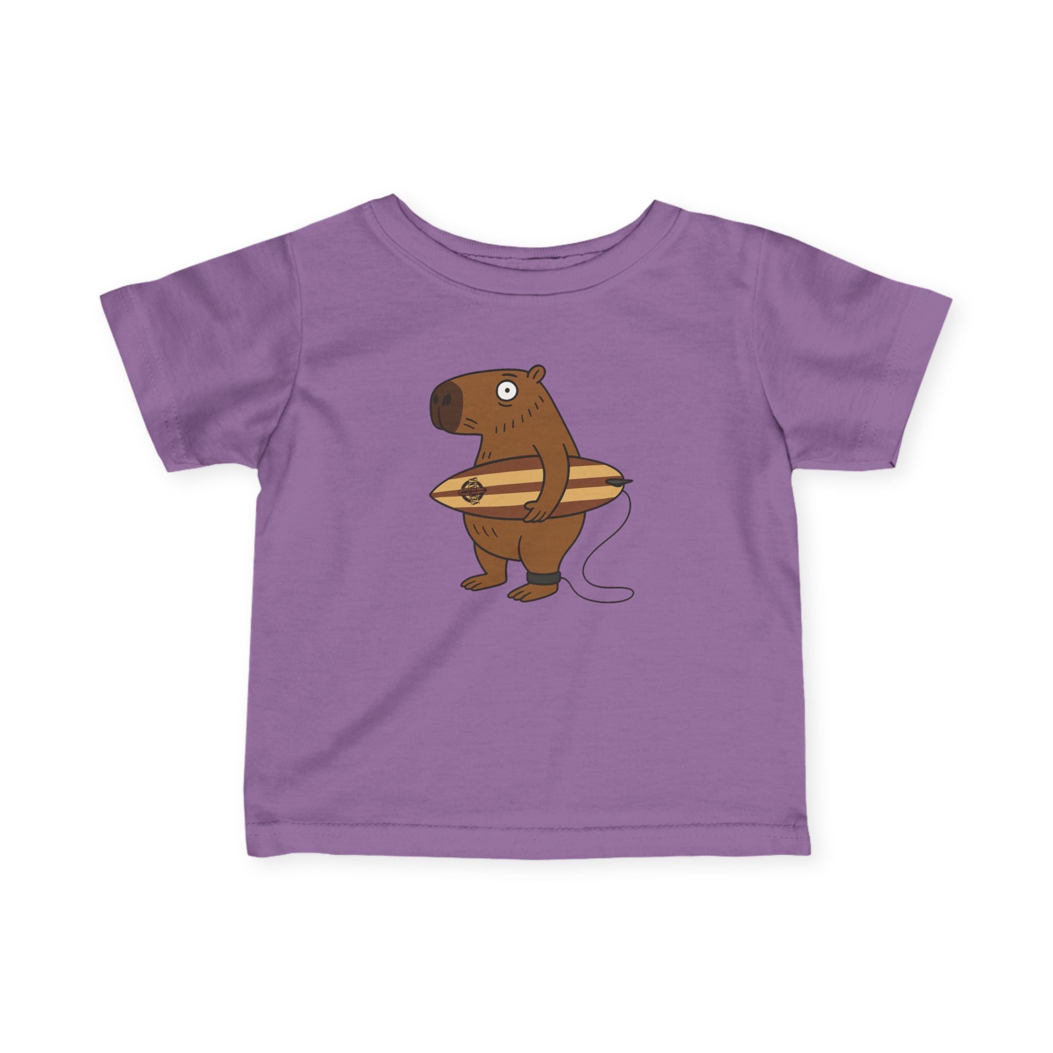 Capybara Surfer - Infant 100% Cotton T-Shirt