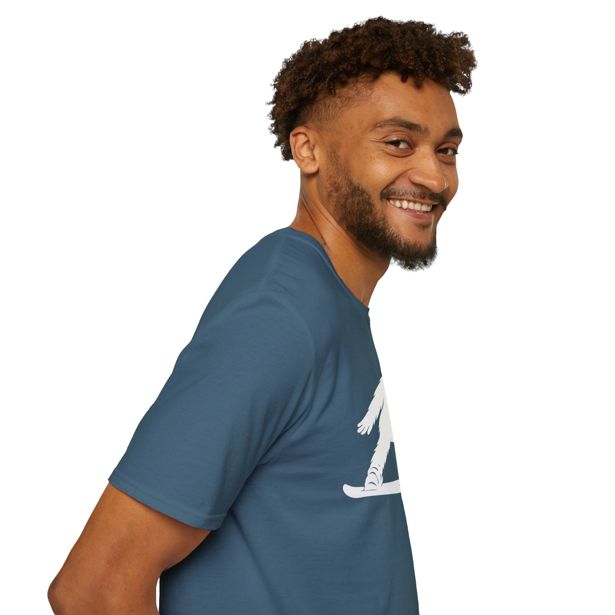 Ventana Shreddy Yeti Snowboard Unisex - U.S. Cotton T-Shirt