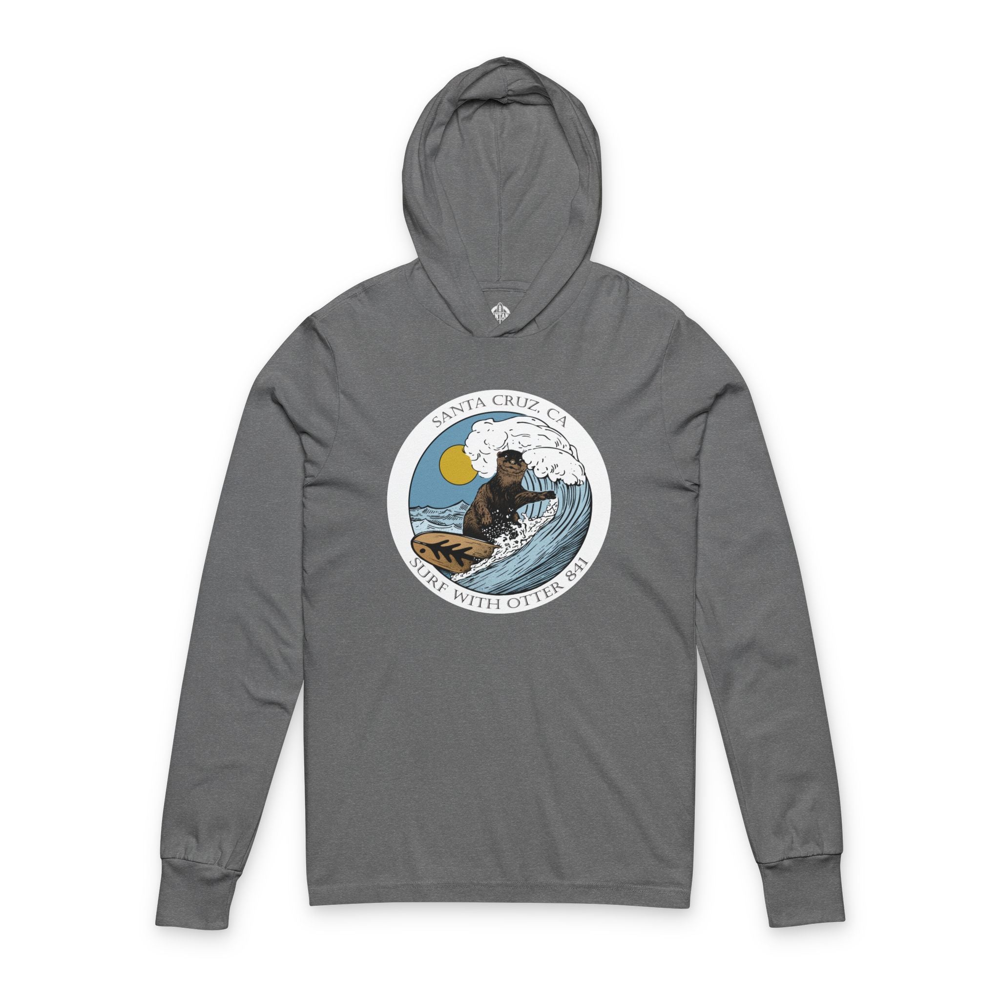 Otter 841 by Thiago Bianchini Unisex - Cotton Long Sleeve Hooded T-Shirt