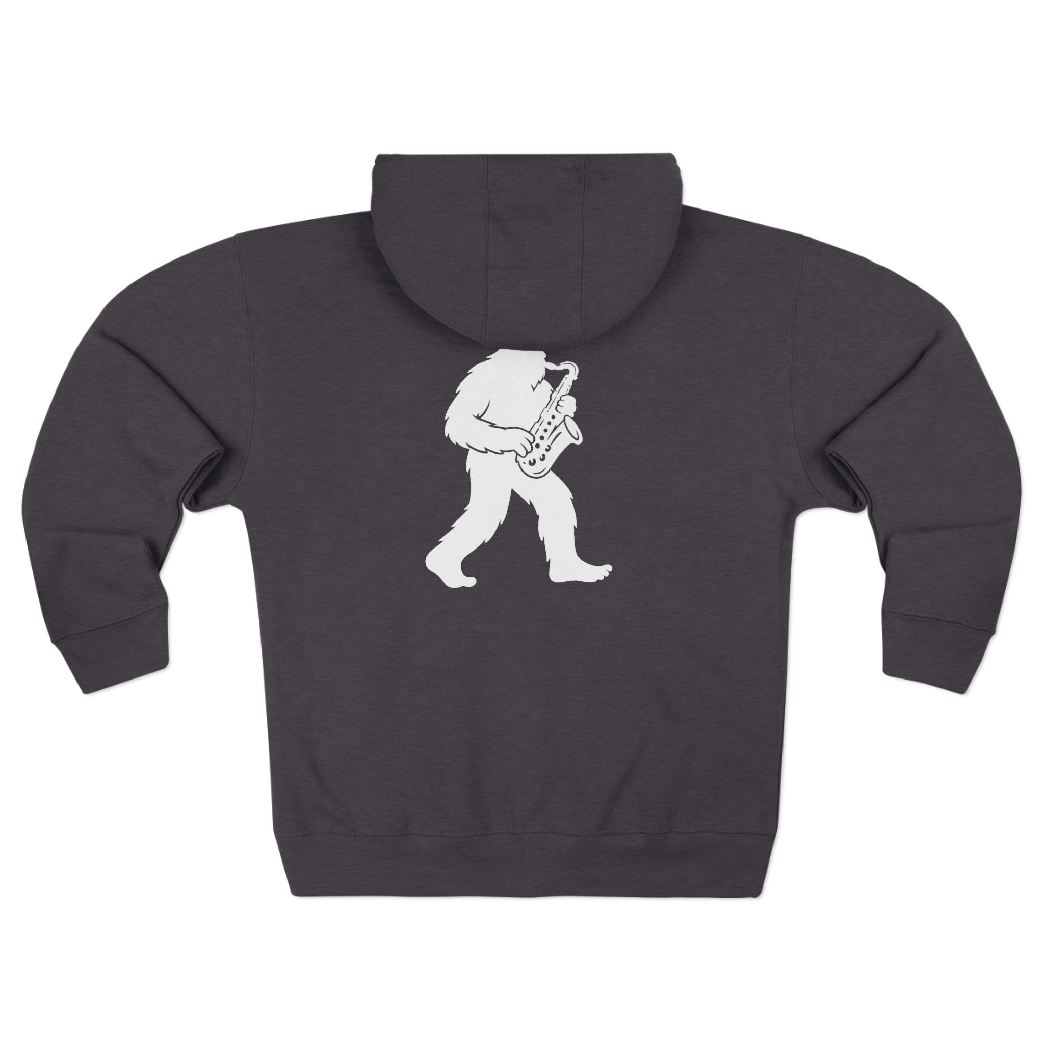 Ventana Saxsquatch Unisex - Zip Cotton Blend Fleece Hoodie