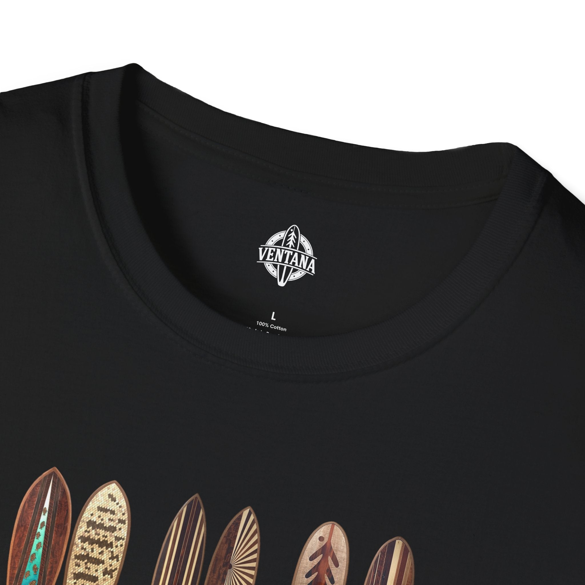 Ventana Wooden Surfboards Unisex - Soft Style U.S. Cotton T-Shirt