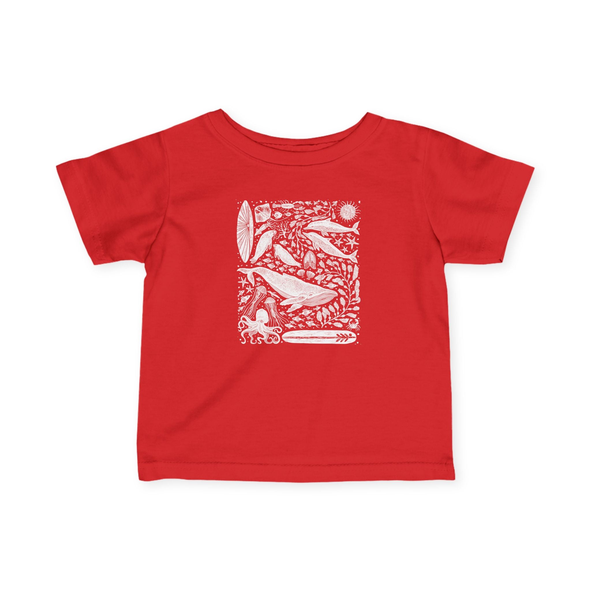 Ventana Marine Life by Lili Arnold - Infant 100% Cotton T-Shirt