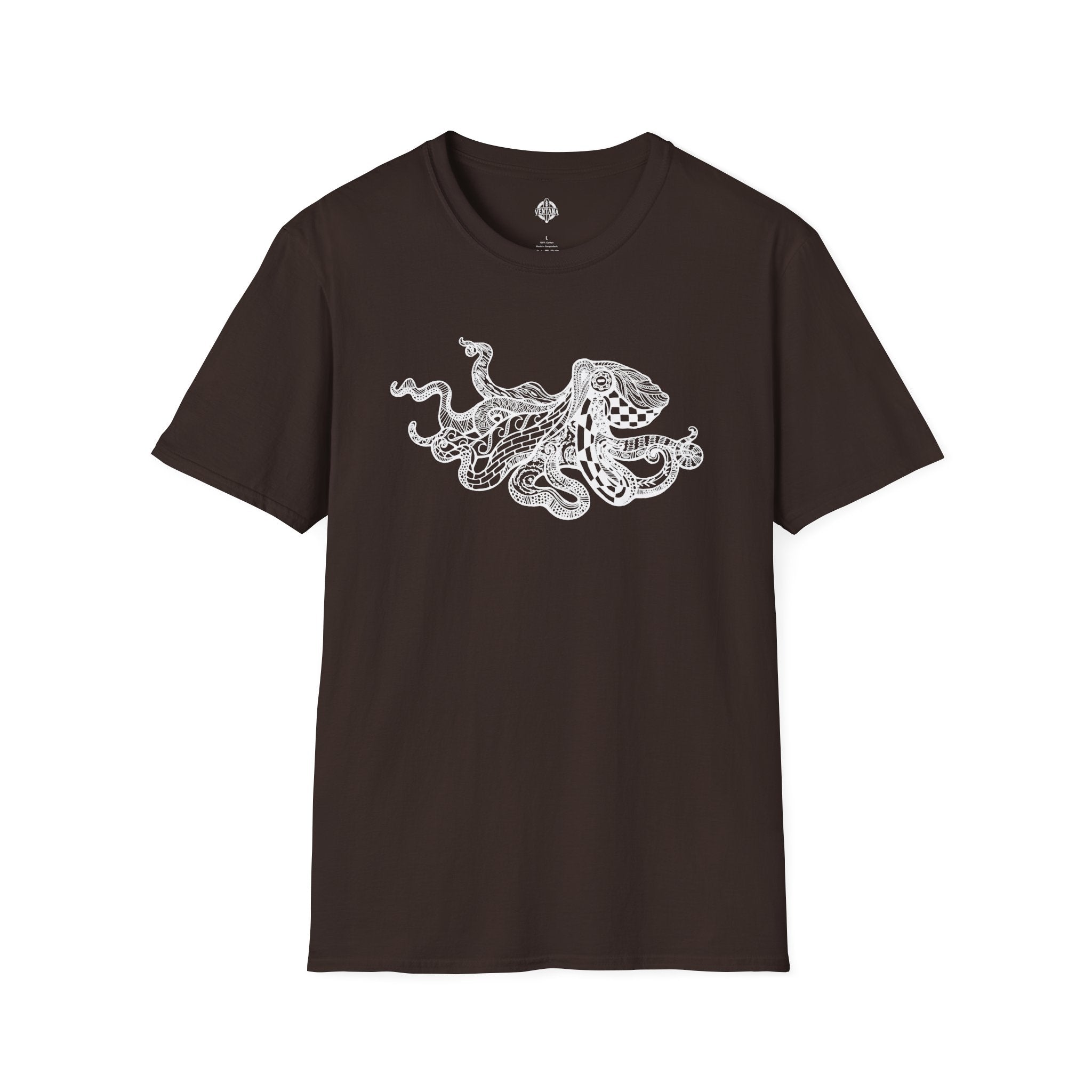 Ventangle Octopus Unisex - Soft Style U.S. Cotton T-Shirt