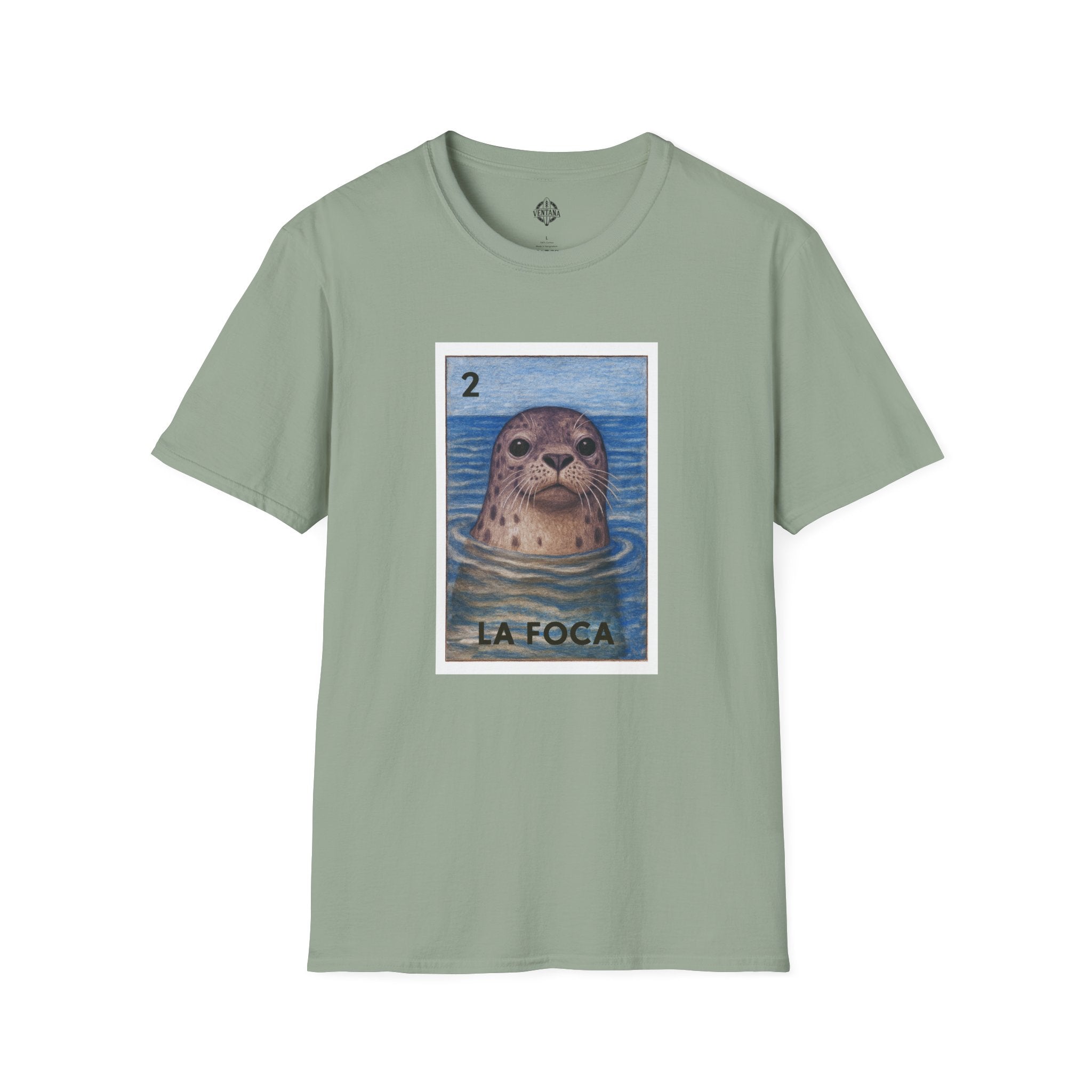 Seal Lotería Unisex - Soft Style U.S. Cotton T-Shirt