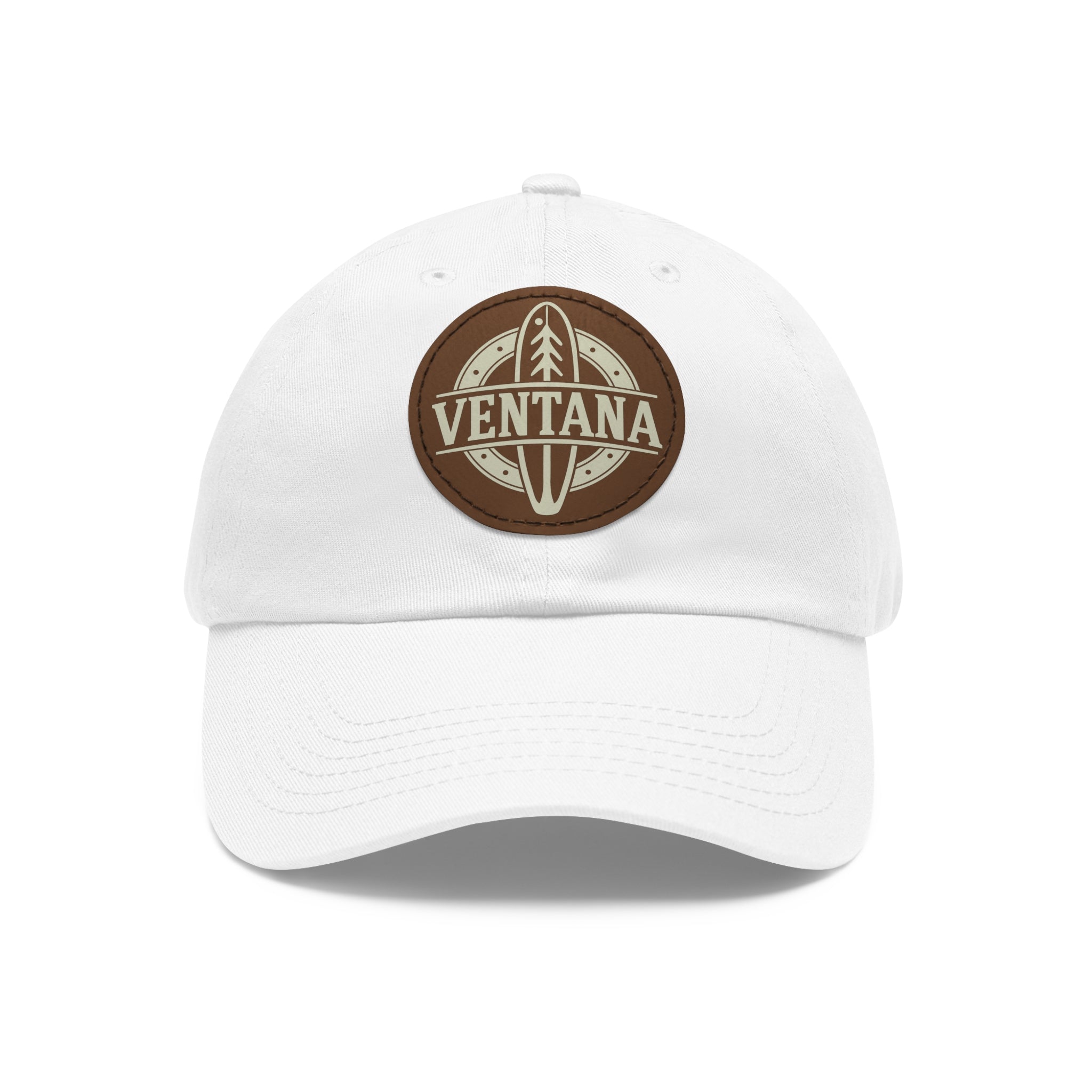 Ventana Treefish Logo Vegan Leather Patch Hat