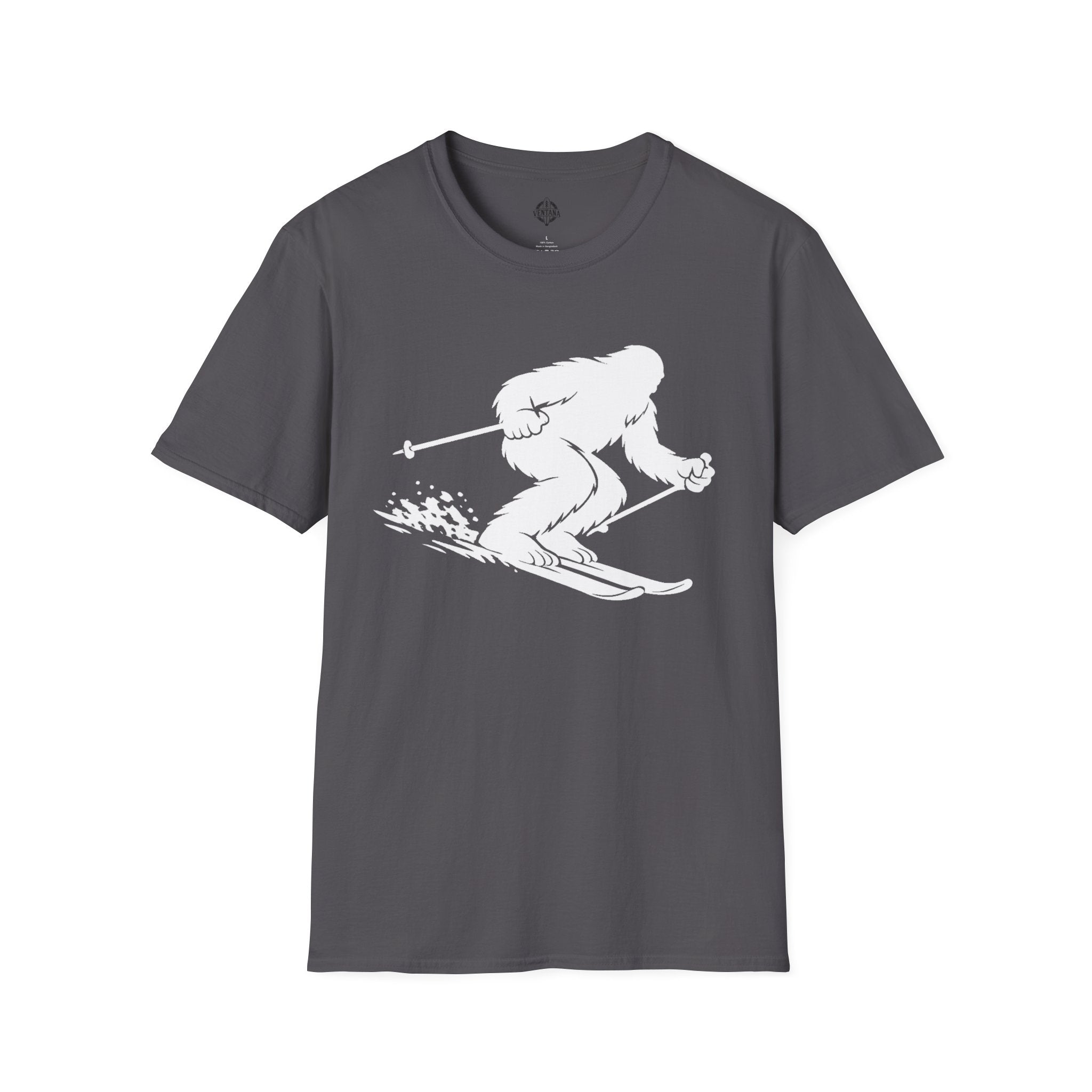 Ventana Shreddy Yeti Ski Unisex - U.S. Cotton T-Shirt