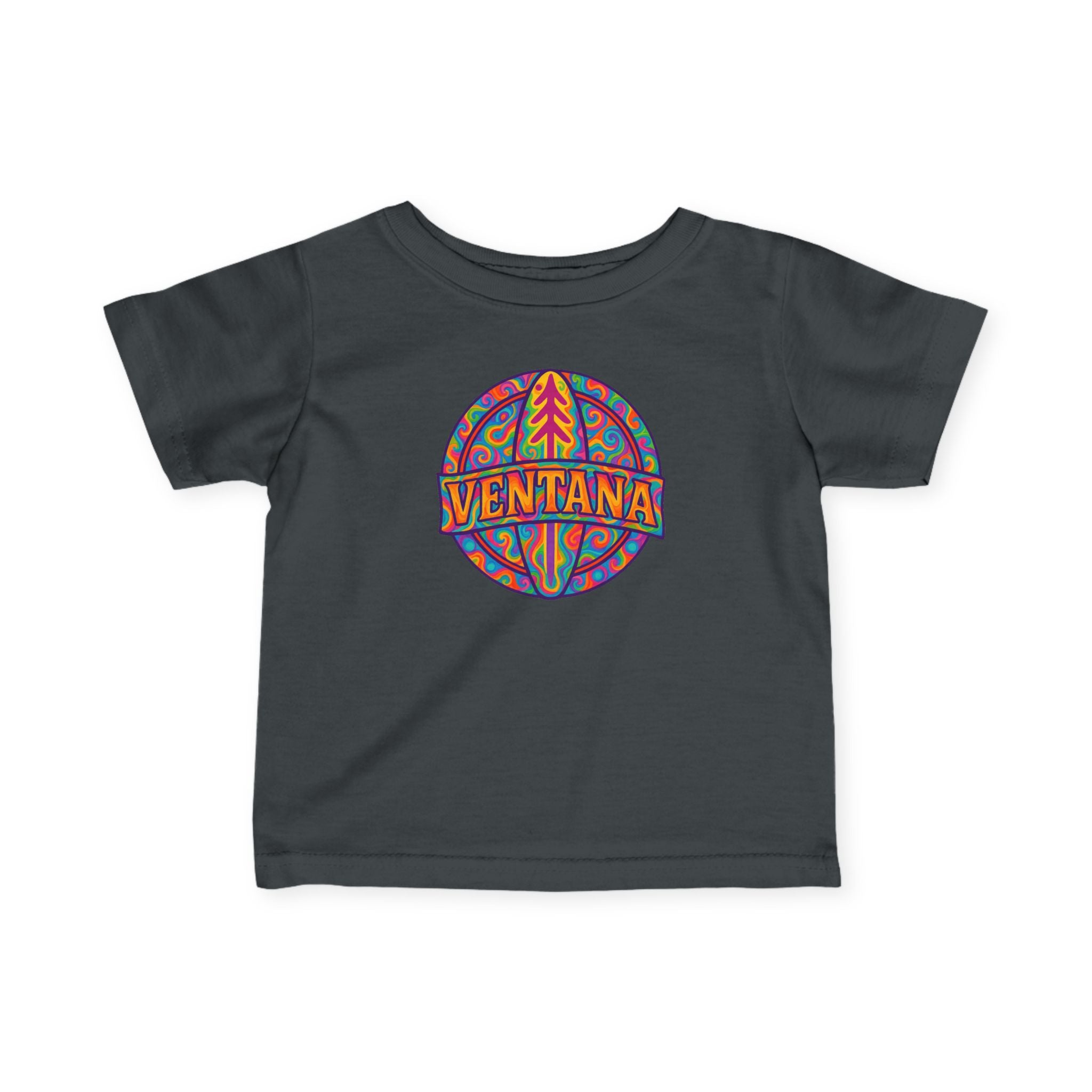 Ventana Psychedelic Treefish Logo - Infant 100% Cotton T-Shirt