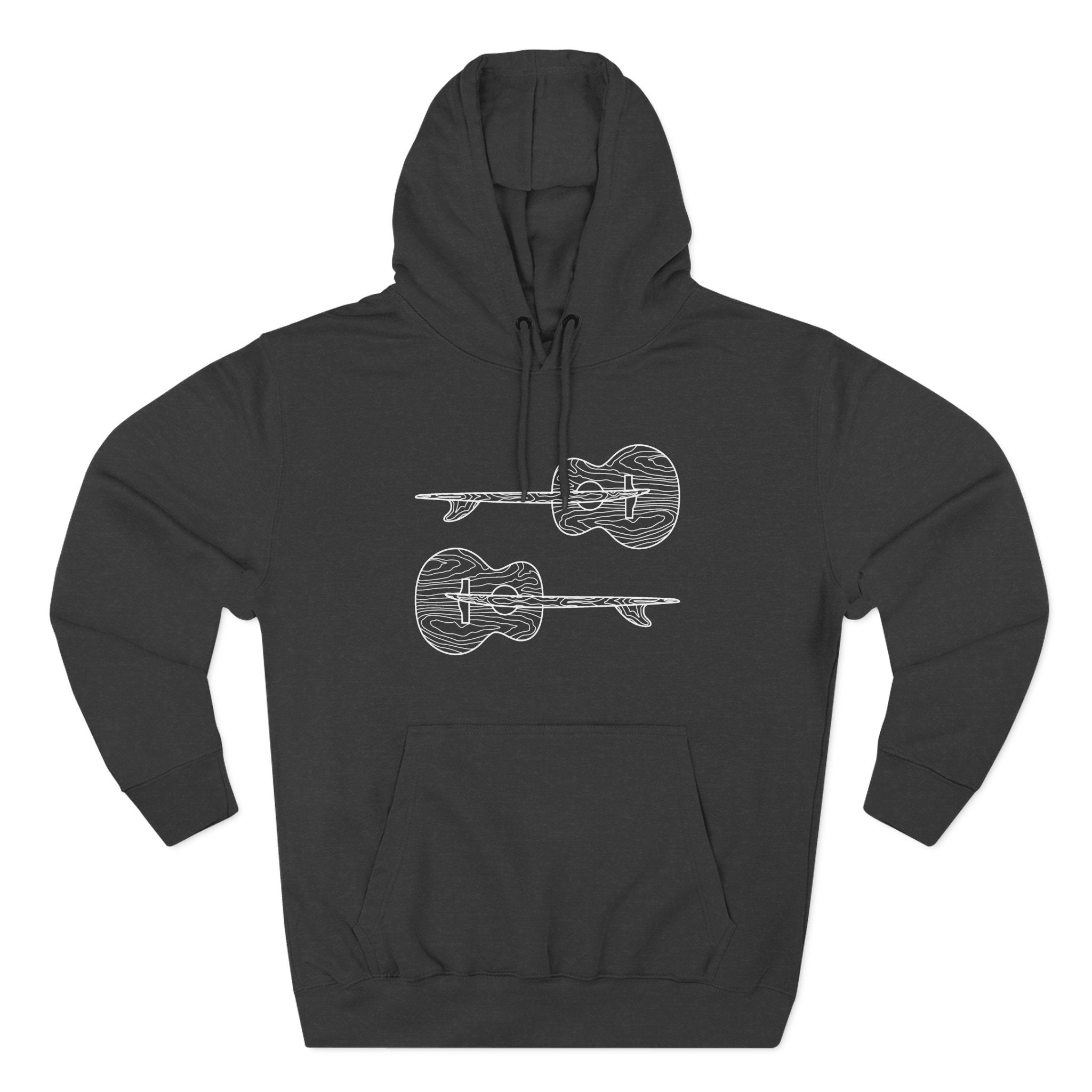 Ventana Santa Cruz Guitar Collab Unisex - Pull-Over Cotton Blend Fleece Hoodie
