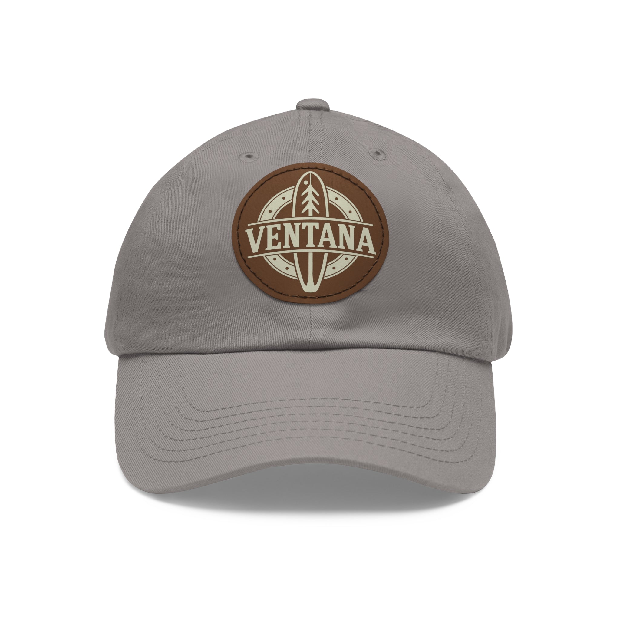 Ventana Treefish Logo Vegan Leather Patch Hat