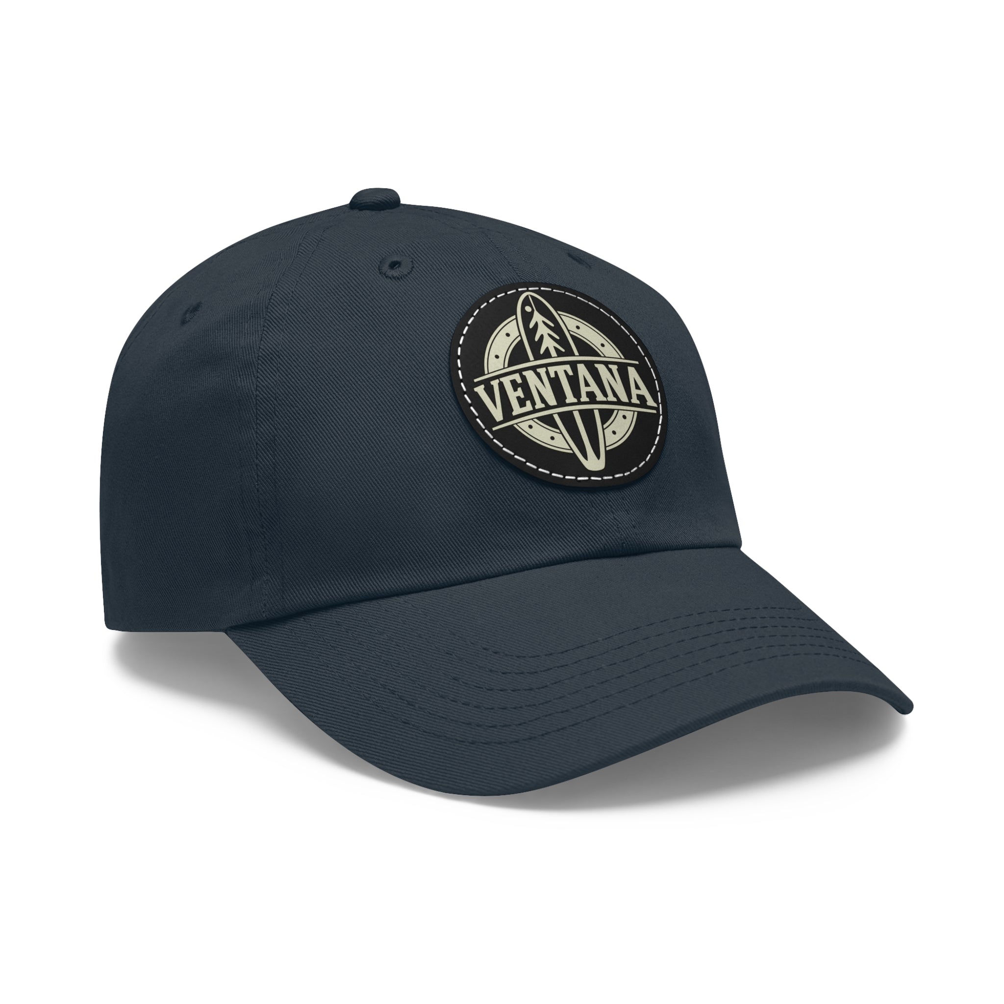 Ventana Treefish Logo Vegan Leather Patch Hat